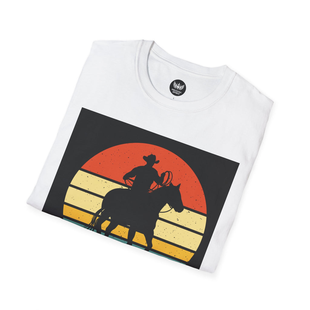Cowboy Retro Sunset T-Shirt