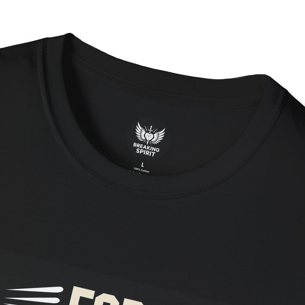 Camiseta de fe — Camiseta gráfica cristiana "Porque por fe andamos, no por vista"