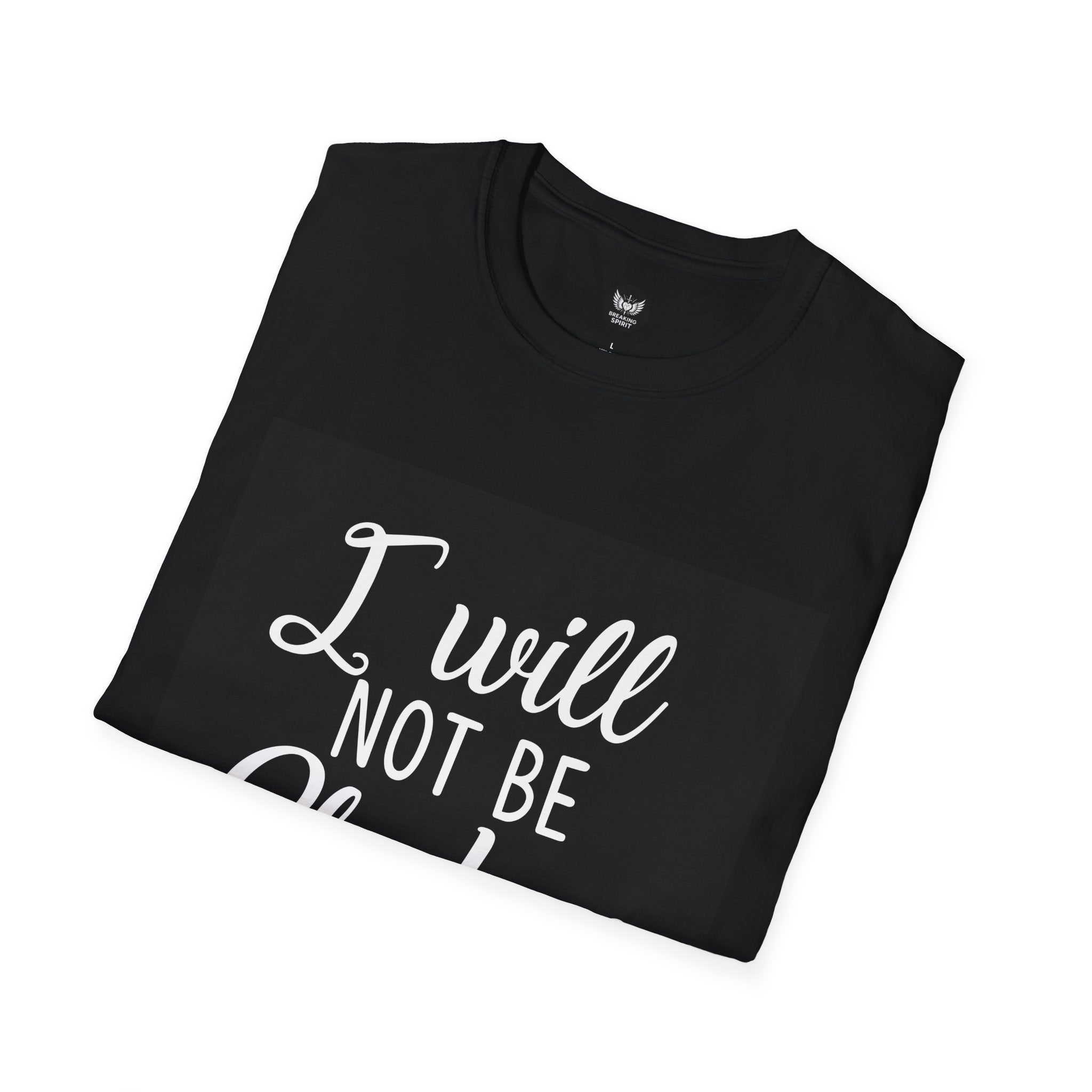 Camiseta No Seré Conmovido — Salmo 46:8 Camiseta Cristiana Inspiradora