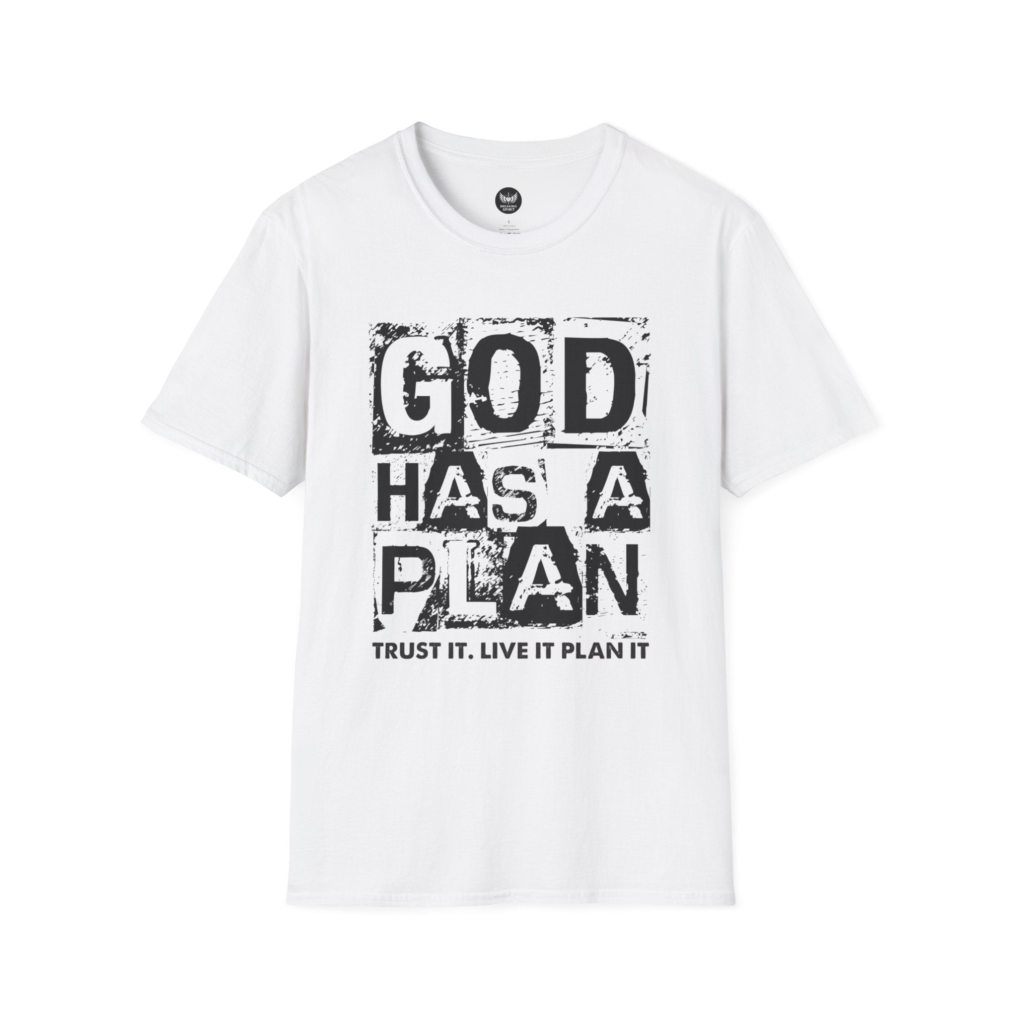 God Has A Plan T-Shirt — Inspirational Christian Faith Tee