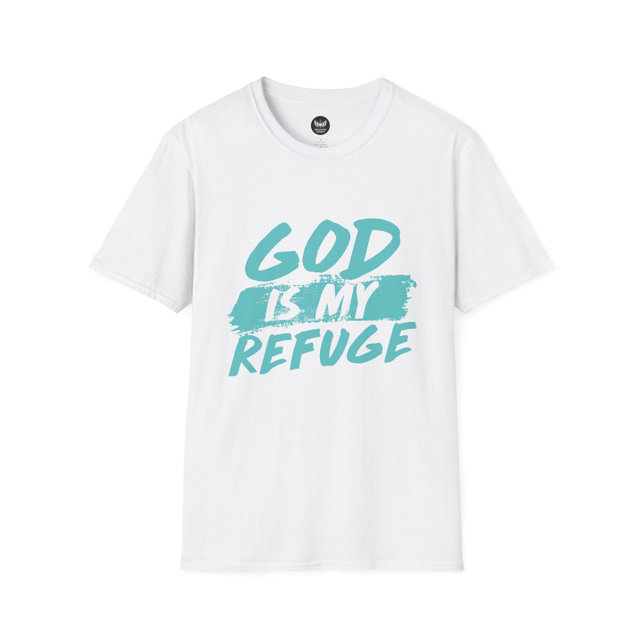 God Is My Refuge T-Shirt — Christian Faith Tee