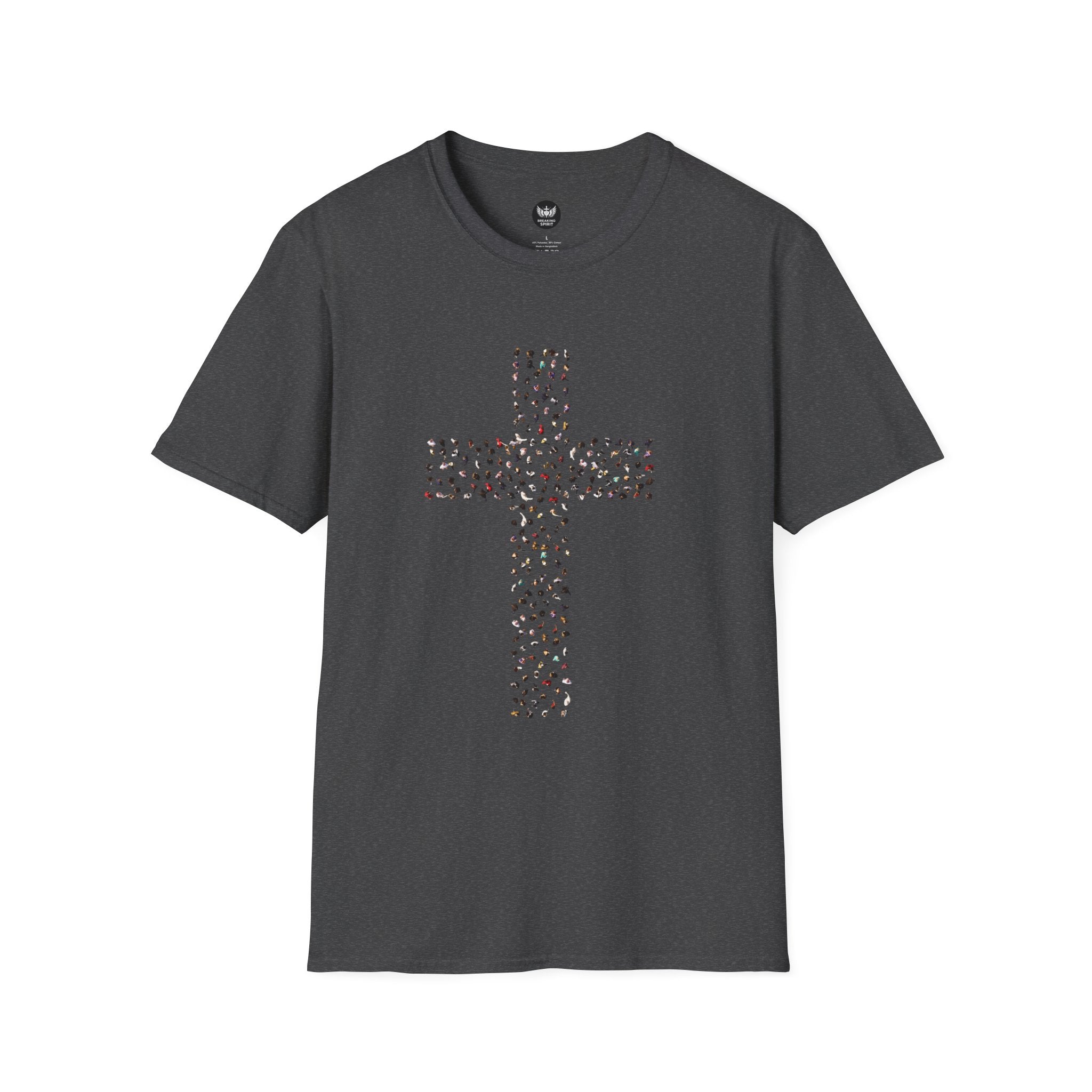 Camiseta Cruzada con Estampado de Leopardo
