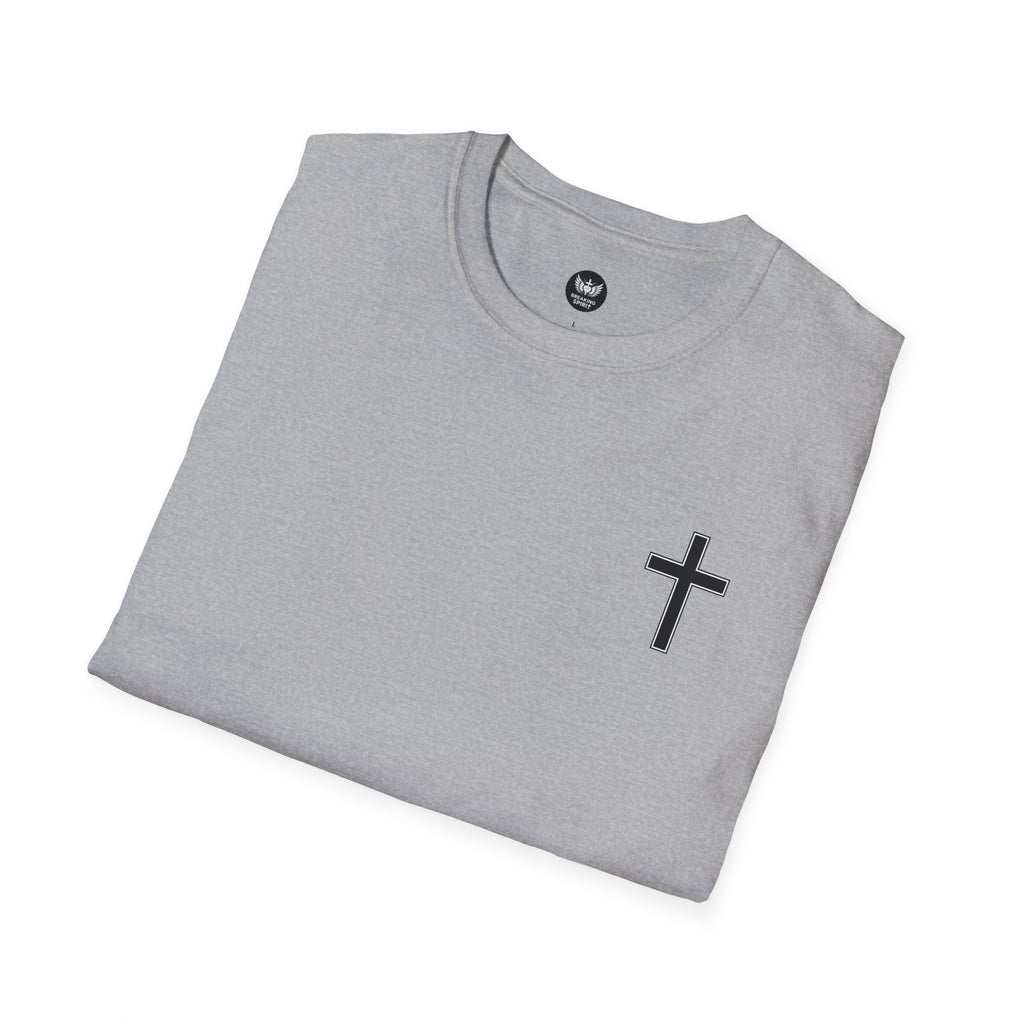 Christian T-Shirt — "Just God" Cross Faith Tee