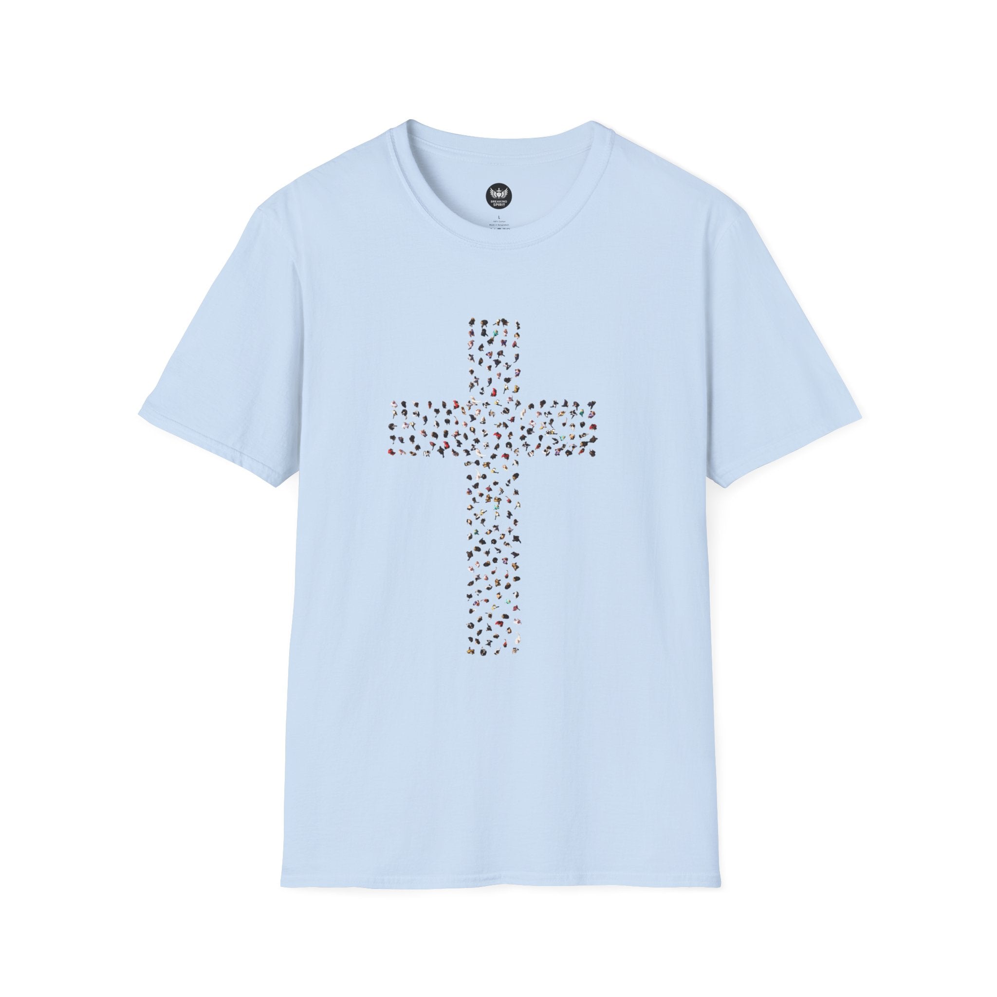 Camiseta Cruzada con Estampado de Leopardo
