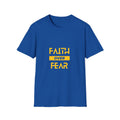Camiseta "Fe sobre Miedo" | Camiseta Cristiana con Letras Amarillas