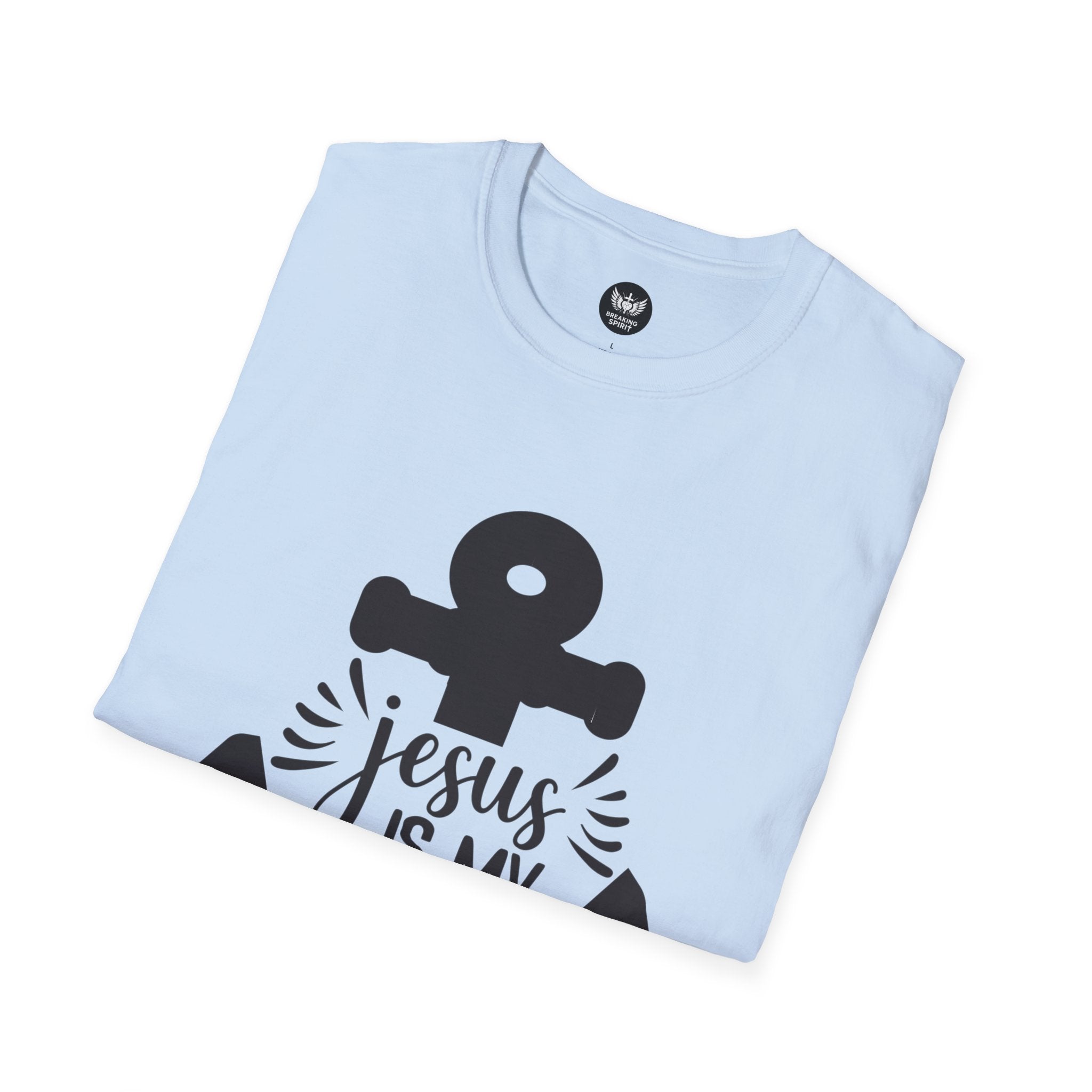 Jesus Is My Anchor T-Shirt — Christian Faith Anchor Tee