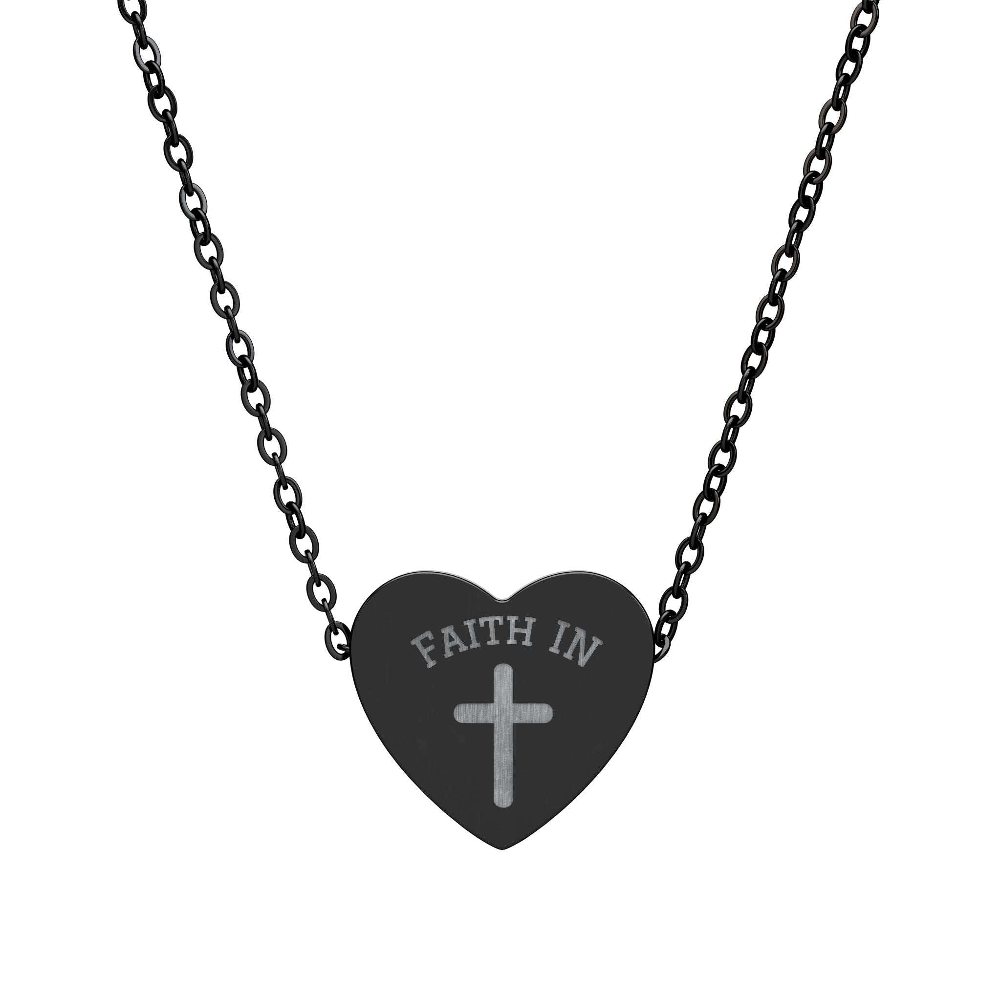 Heart Necklace (Engraving)