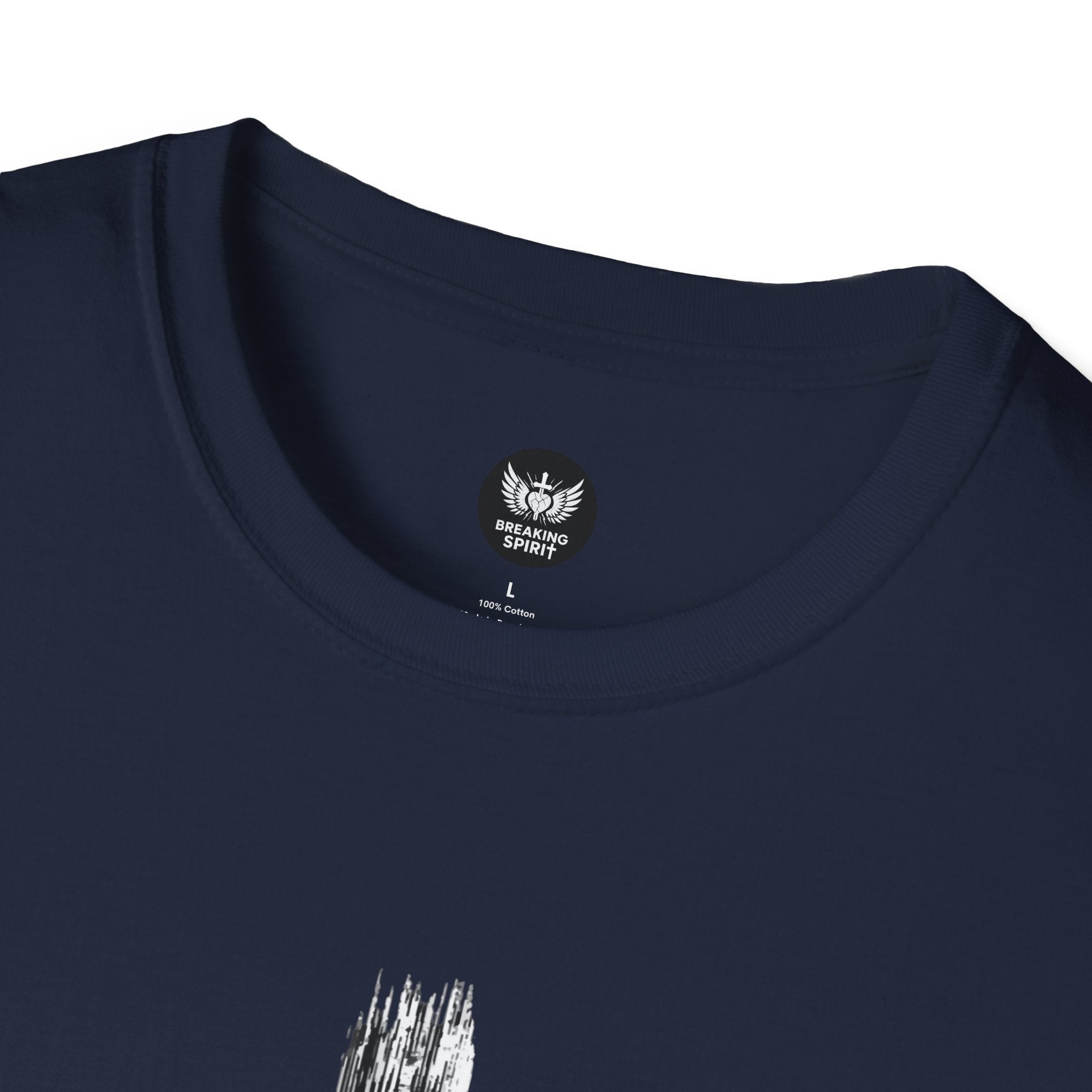 Christian Cross T-Shirt — Minimal Grunge Faith Tee