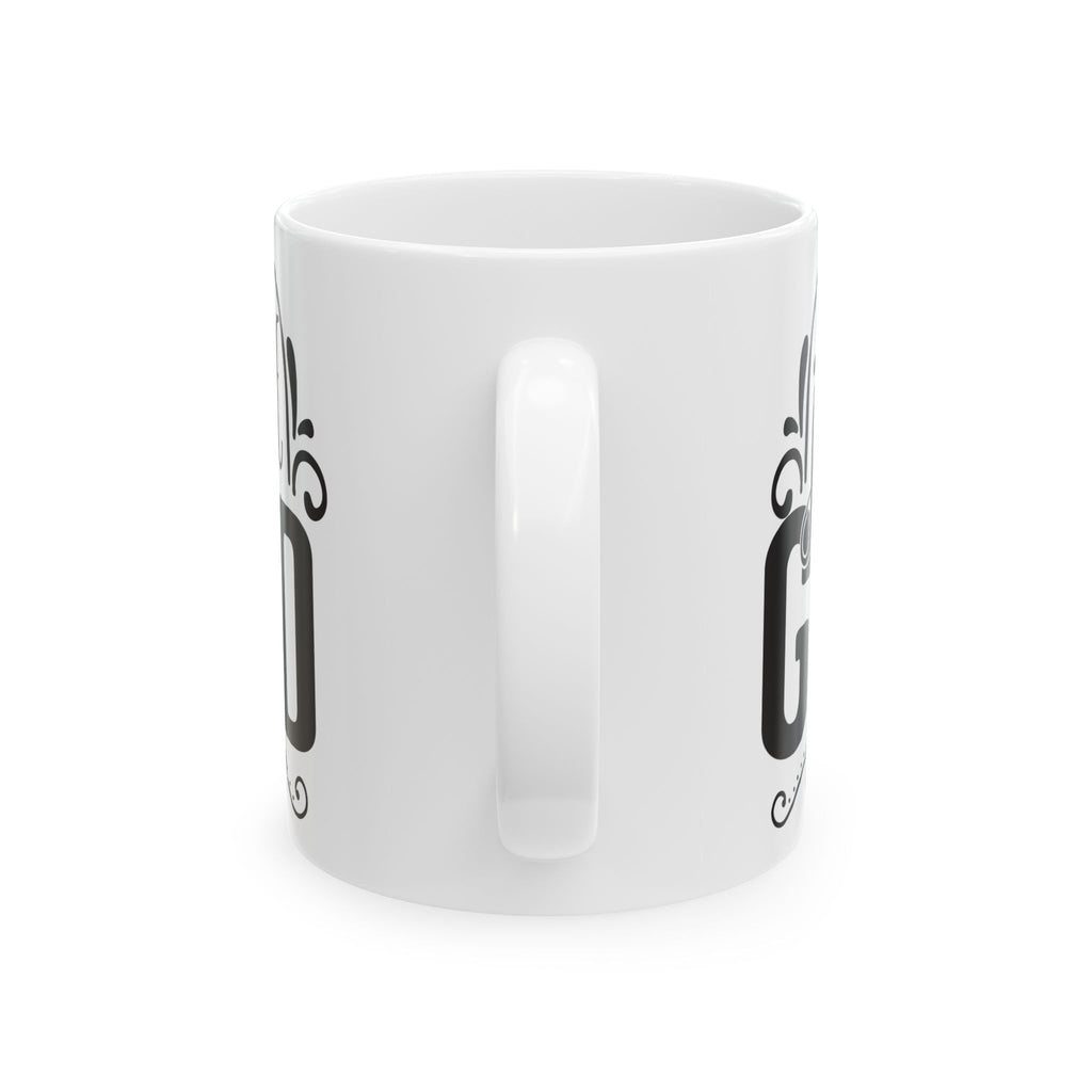 GOD Ceramic Mug, (11oz, 15oz)