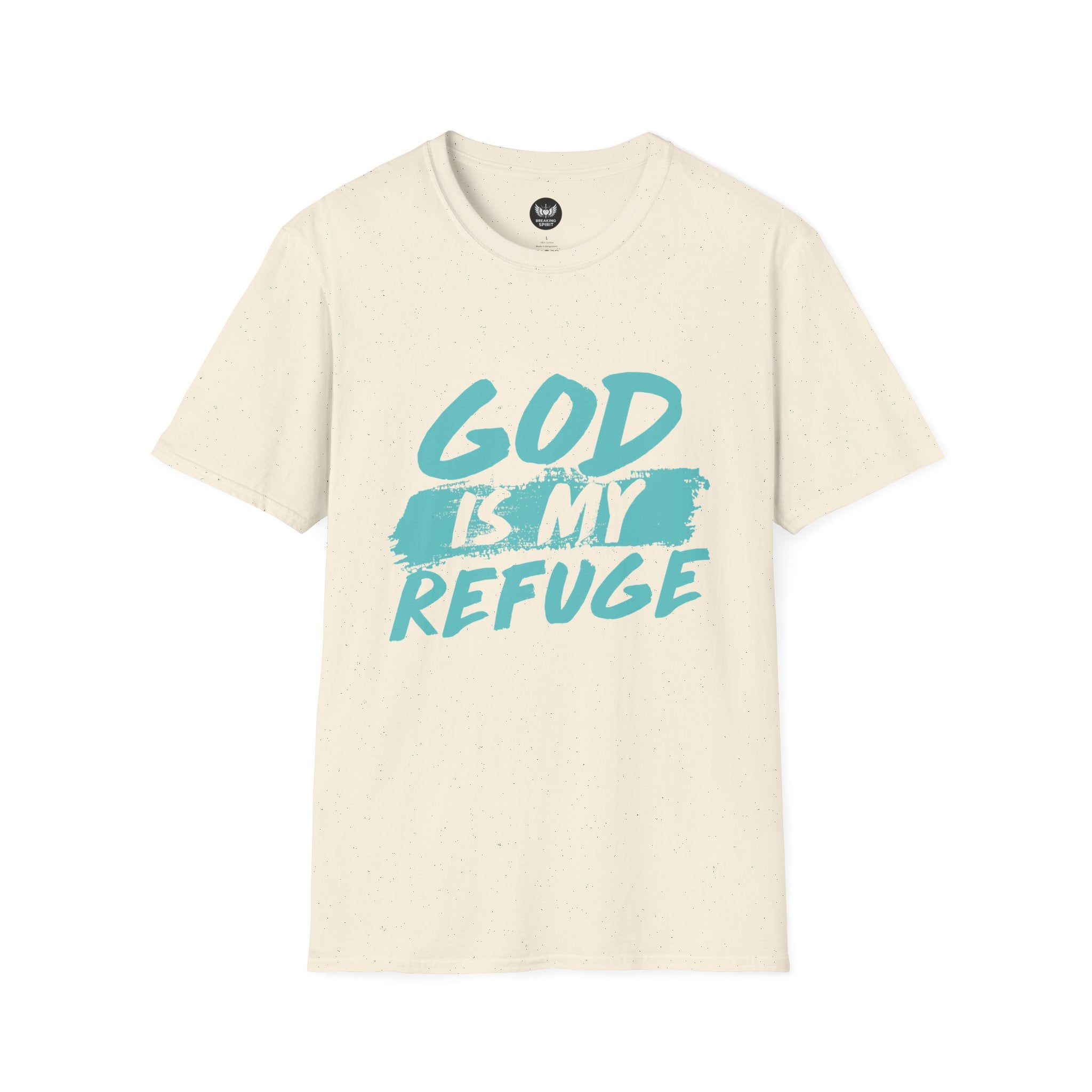 God Is My Refuge T-Shirt — Christian Faith Tee