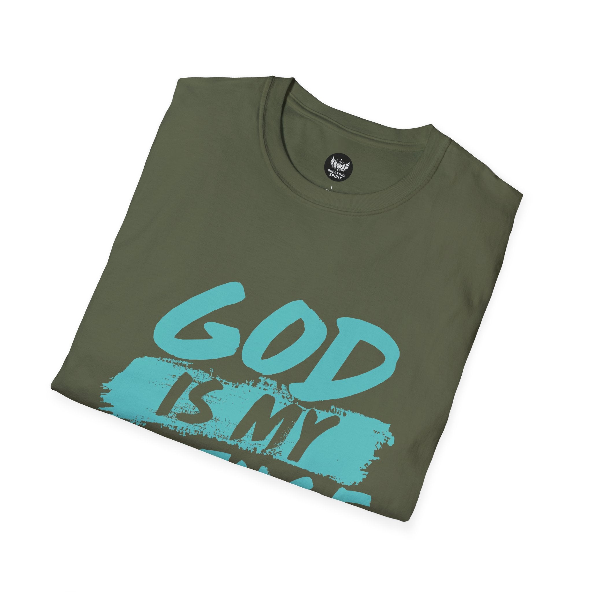 Camiseta Dios Es Mi Refugio — Camiseta de Fe Cristiana