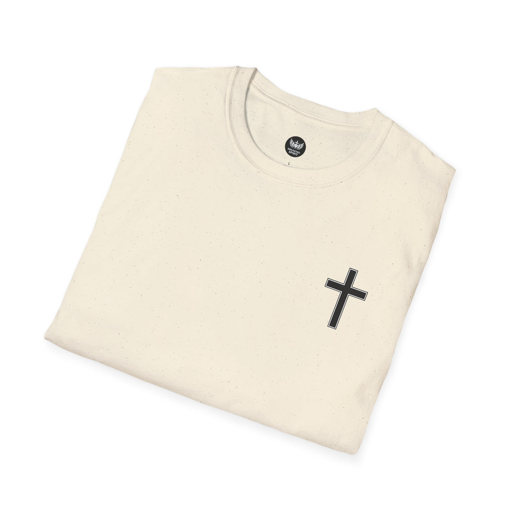 Christian T-Shirt — "Just God" Cross Faith Tee