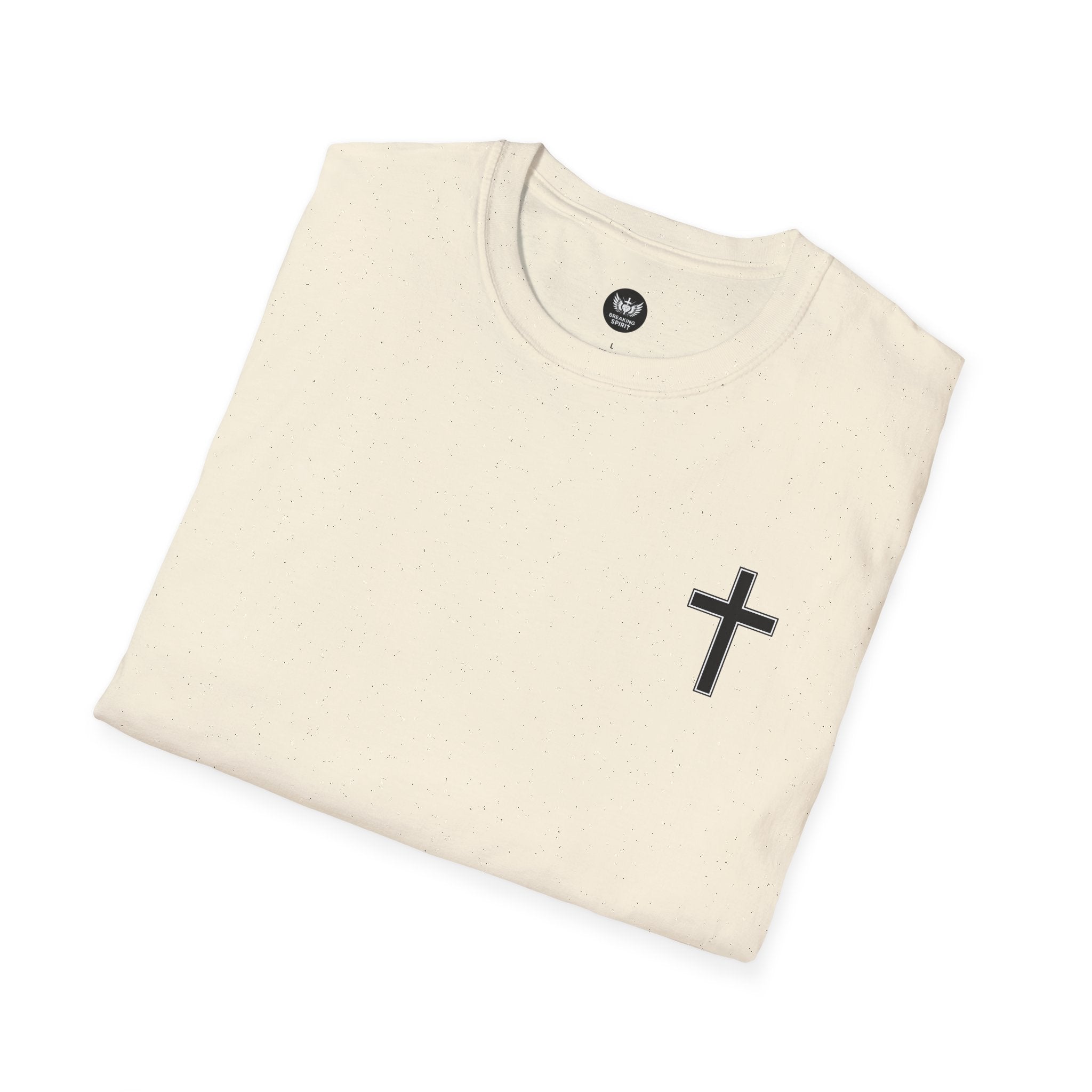 Christian T-Shirt — "Just God" Cross Faith Tee
