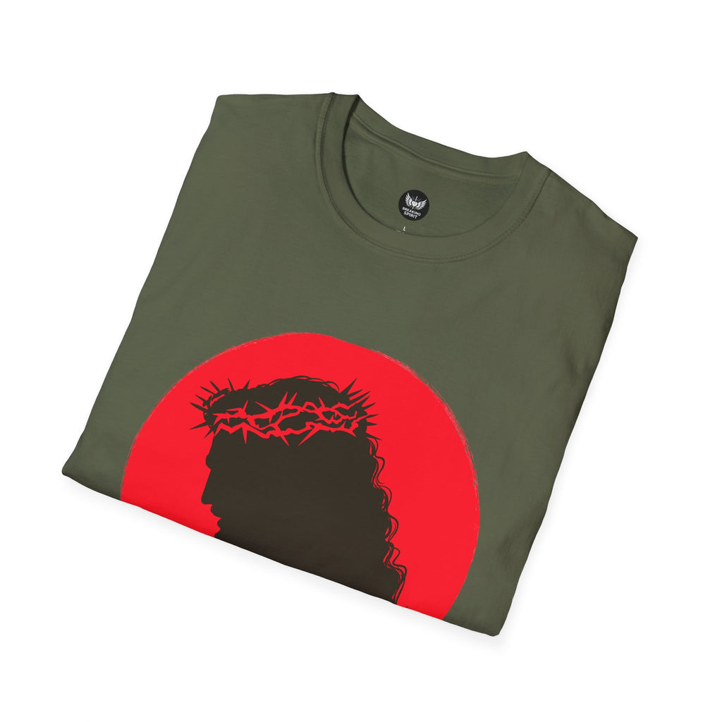 Camiseta Silueta de Jesús - Camiseta Cristiana Corona de Espinas