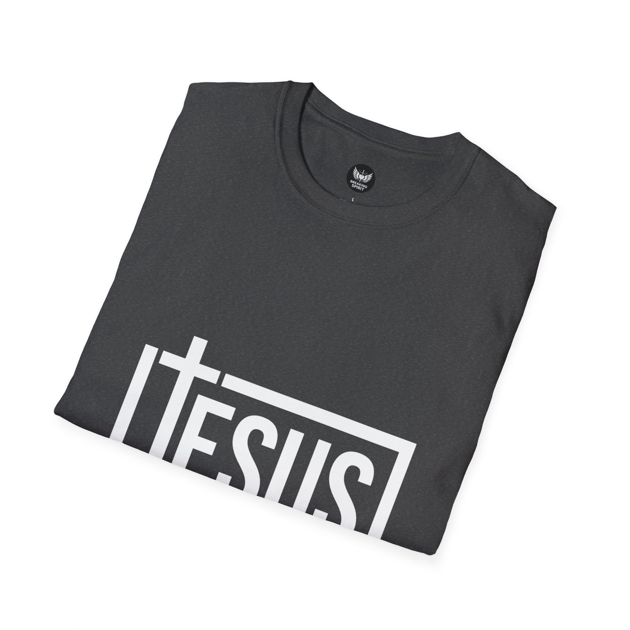 Camiseta de la Cruz de Jesús — Camiseta Gráfica de Fe Audaz