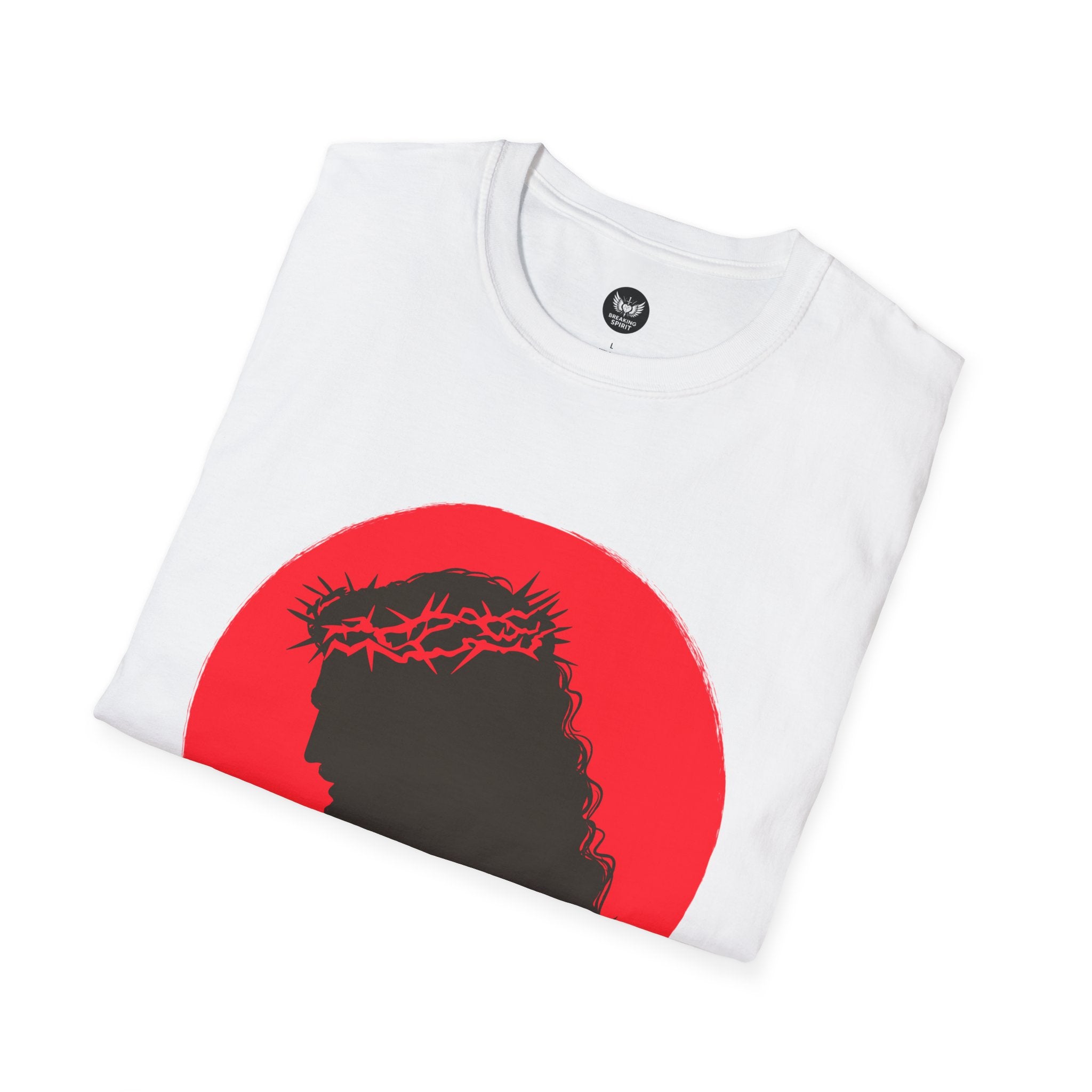Jesus Silhouette T‑Shirt - Crown of Thorns Christian Tee