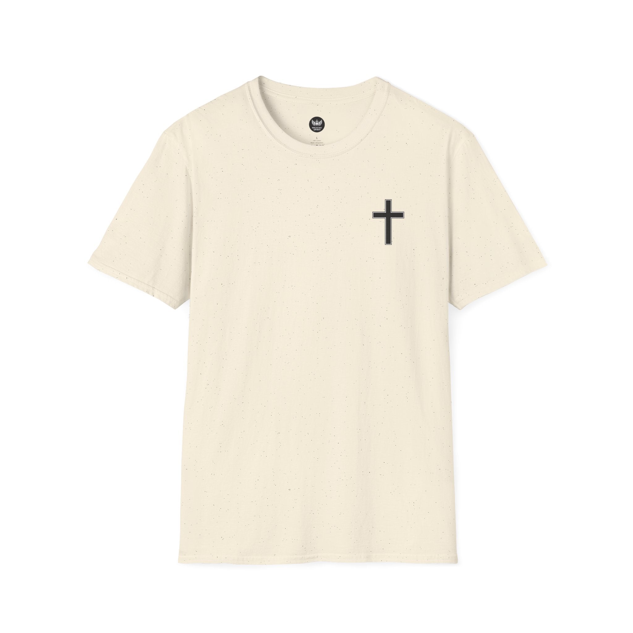 Christian T-Shirt — "Just God" Cross Faith Tee