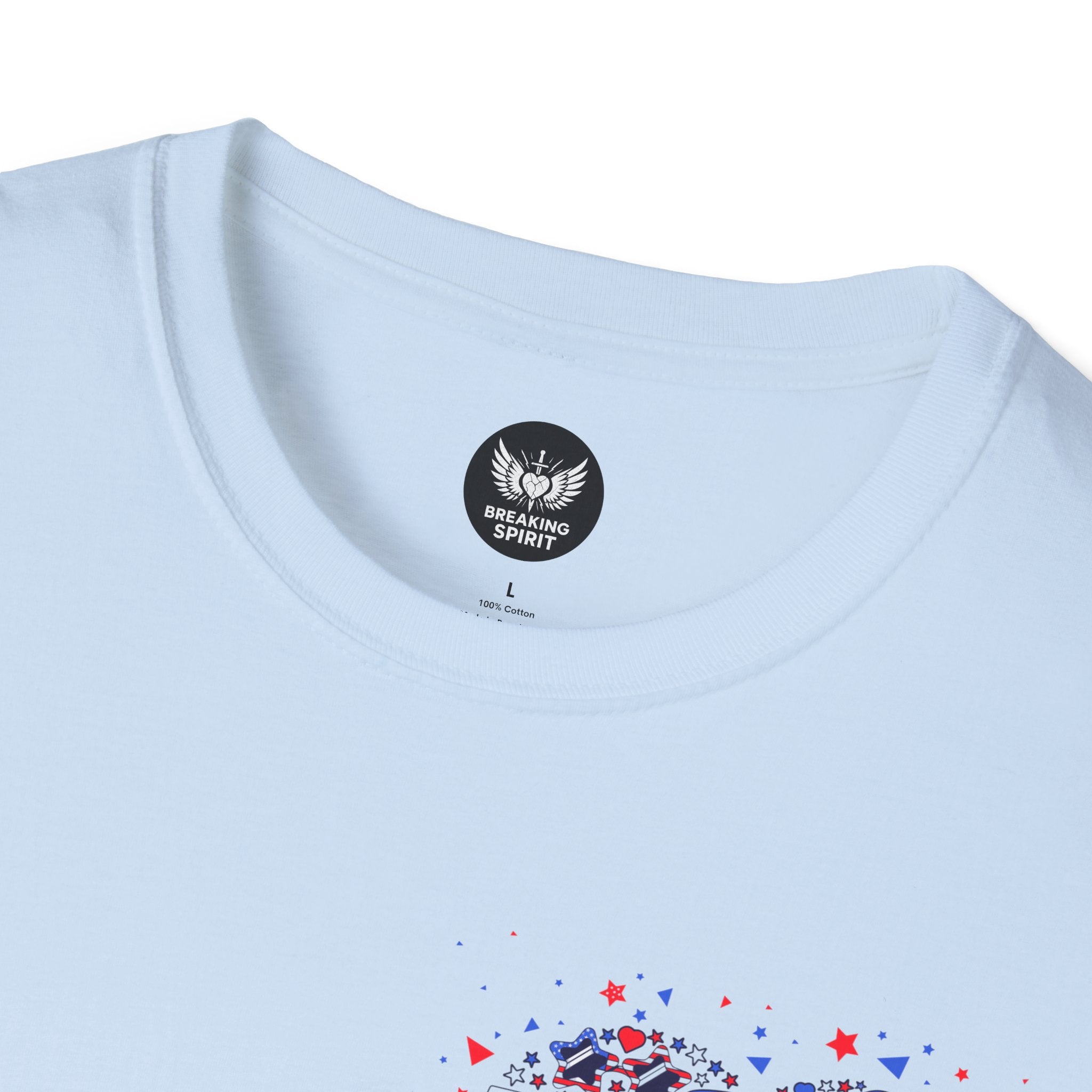 Camiseta gráfica Corazón patriótico