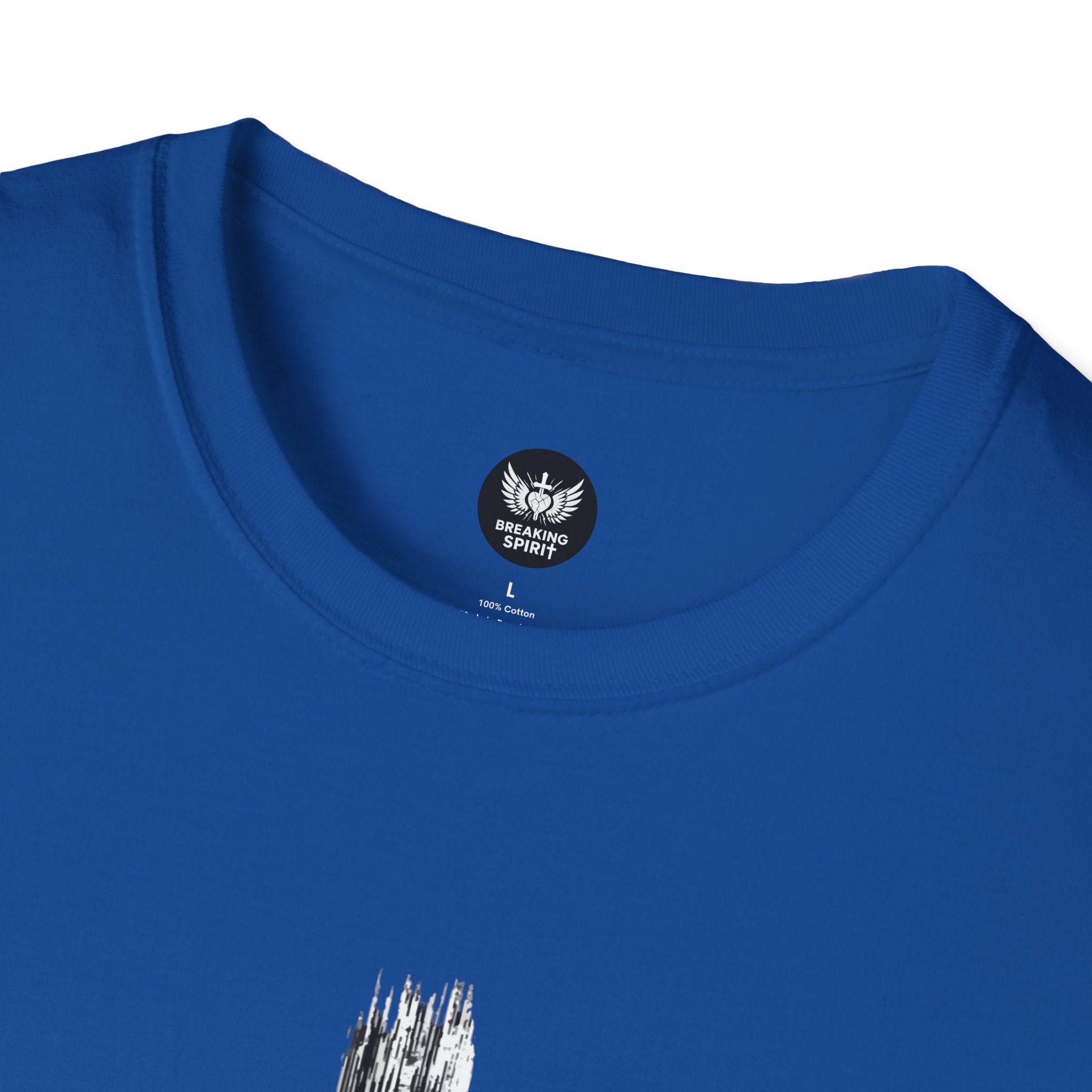 Christian Cross T-Shirt — Minimal Grunge Faith Tee
