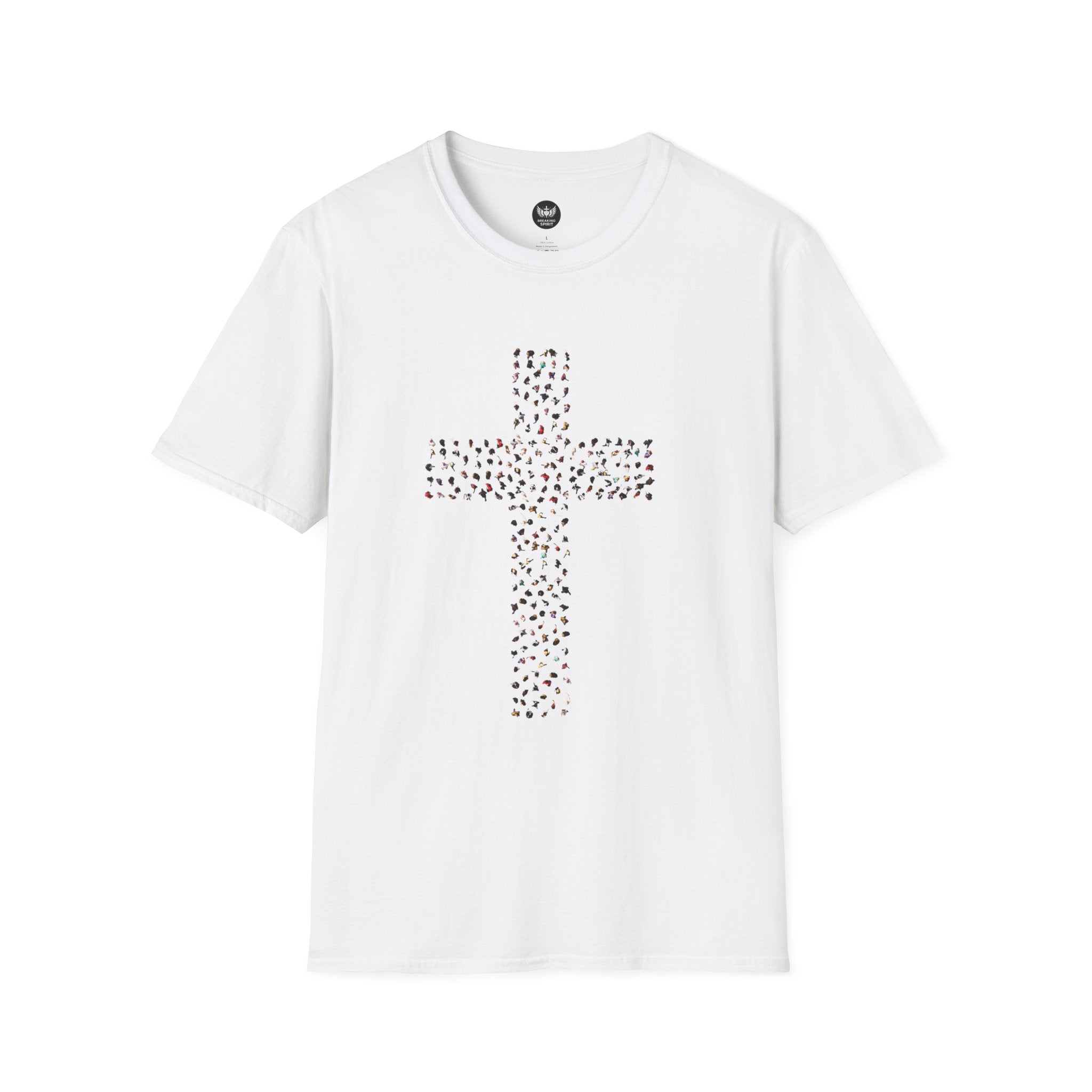 Camiseta Cruzada con Estampado de Leopardo