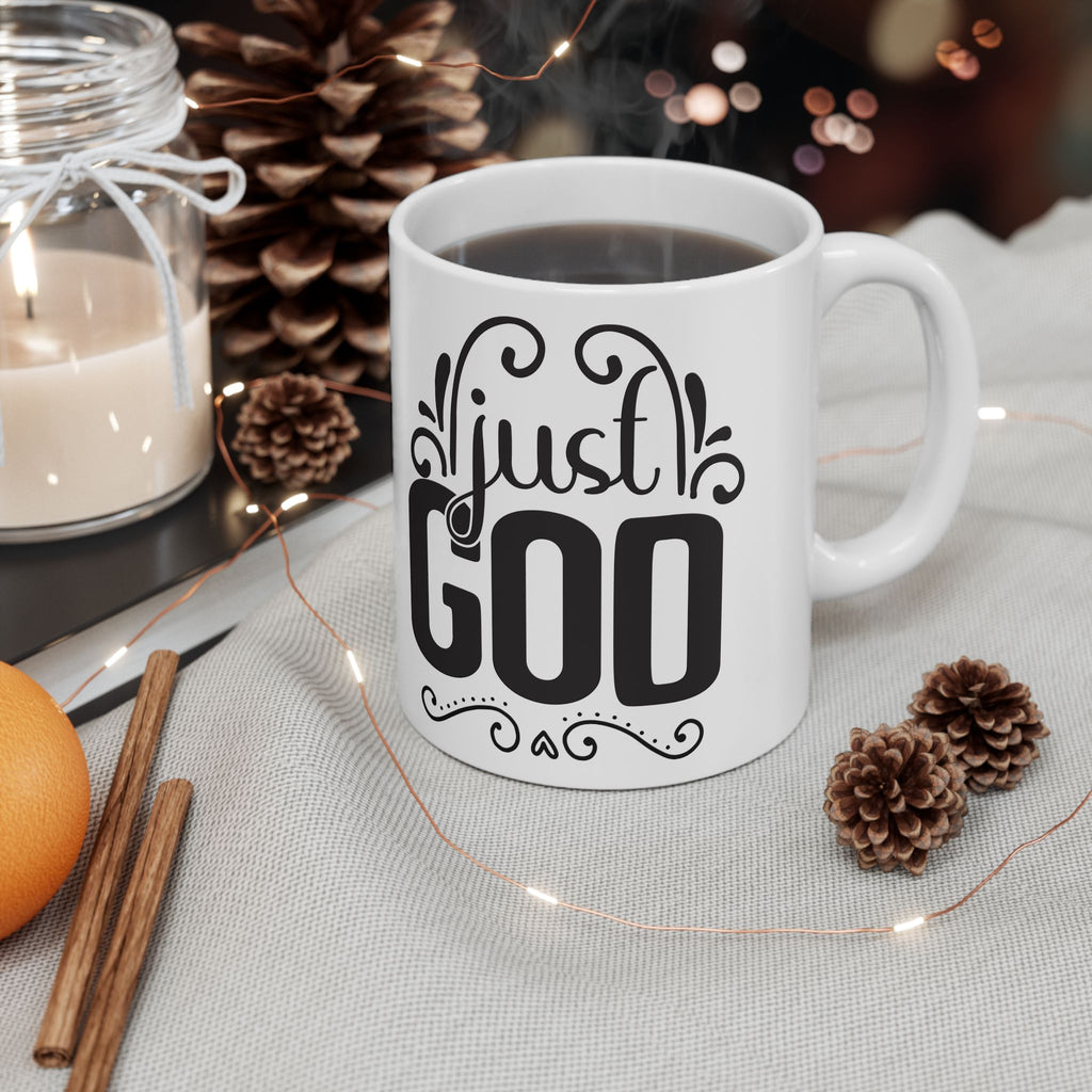 GOD Ceramic Mug, (11oz, 15oz)