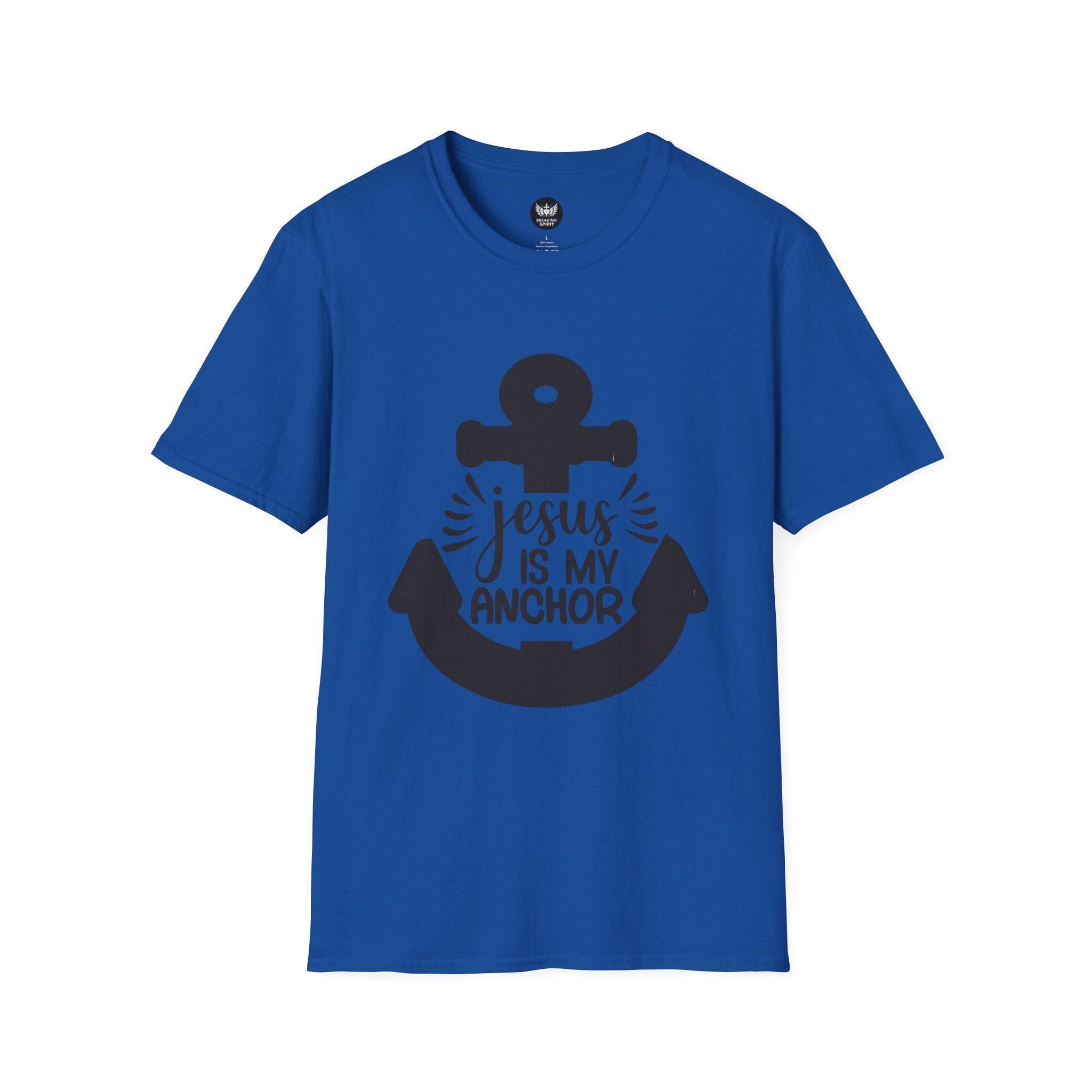 Jesus Is My Anchor T-Shirt — Christian Faith Anchor Tee