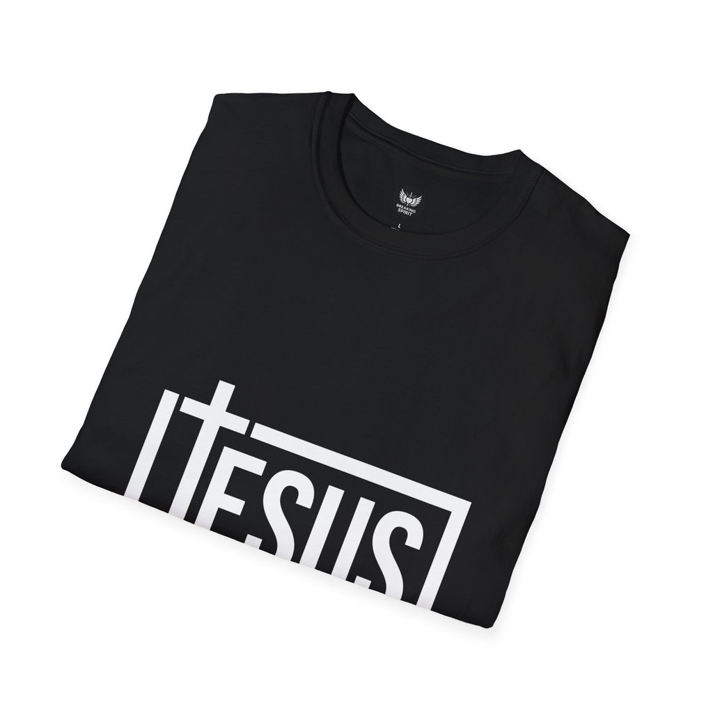 Camiseta de la Cruz de Jesús — Camiseta Gráfica de Fe Audaz