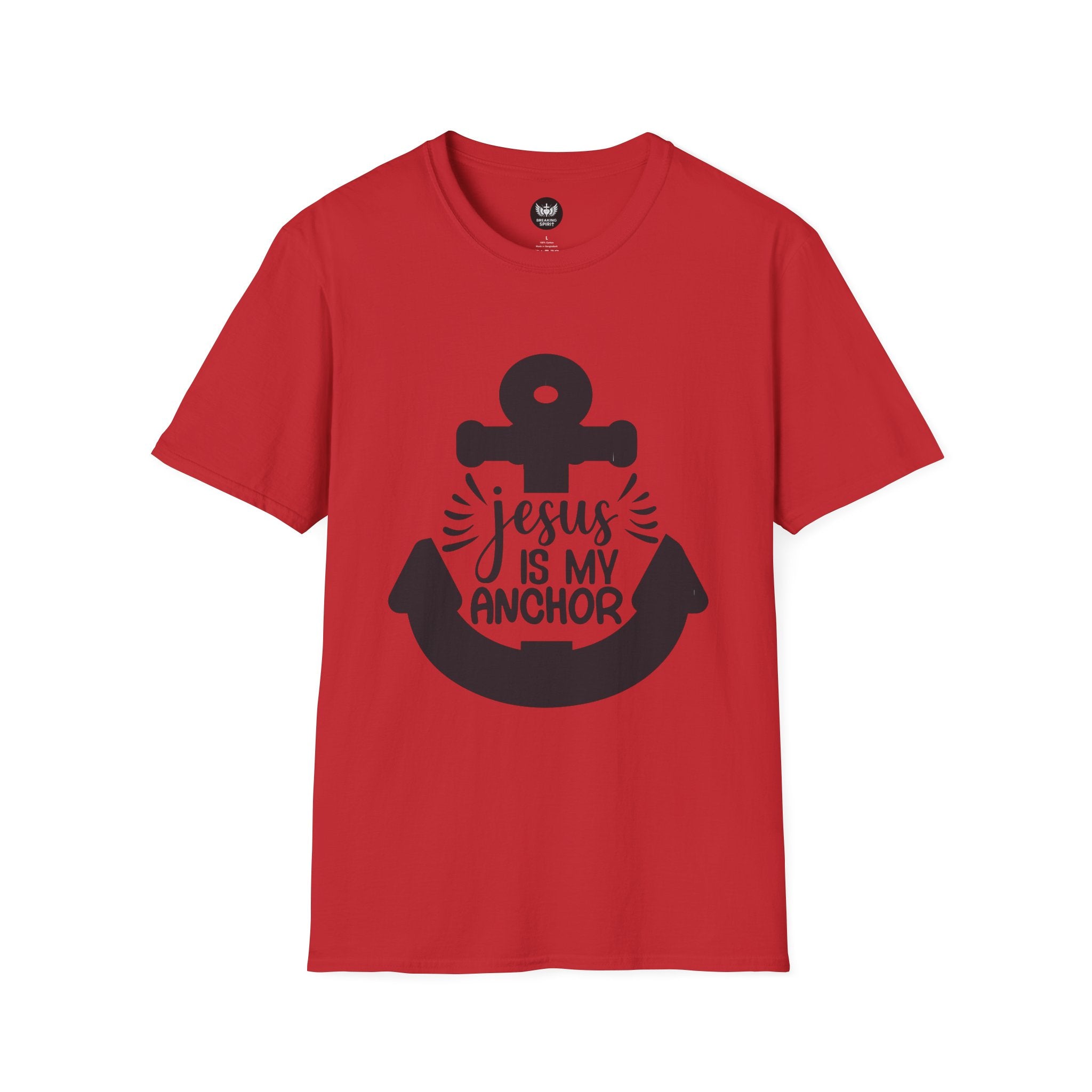 Jesus Is My Anchor T-Shirt — Christian Faith Anchor Tee