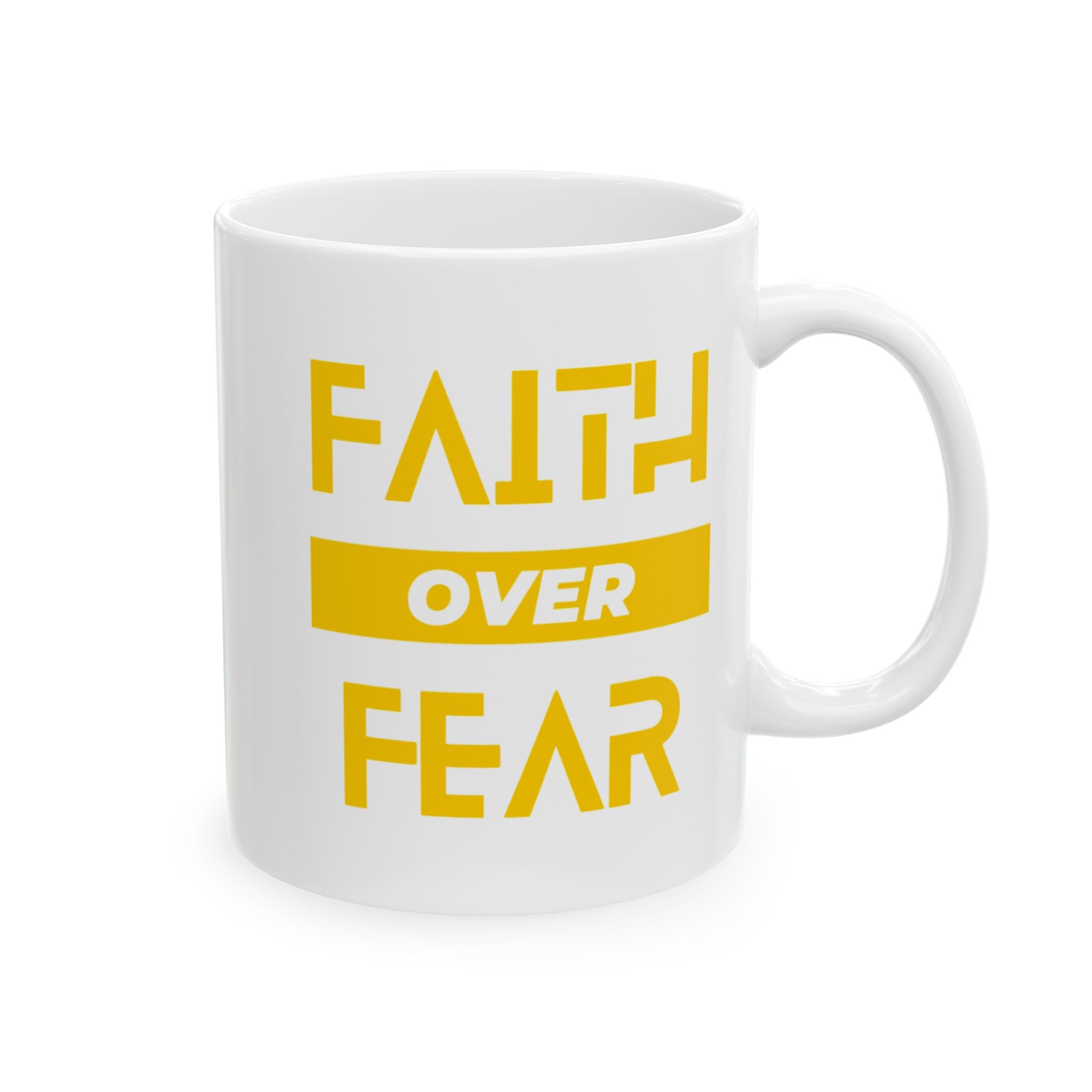 Fear of Failure Mug — Motivational Ceramic Coffee Cup (11oz, 15oz)