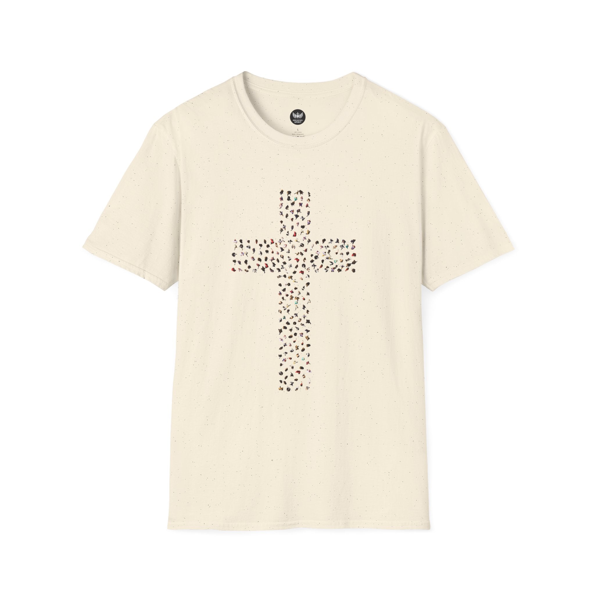 Camiseta Cruzada con Estampado de Leopardo