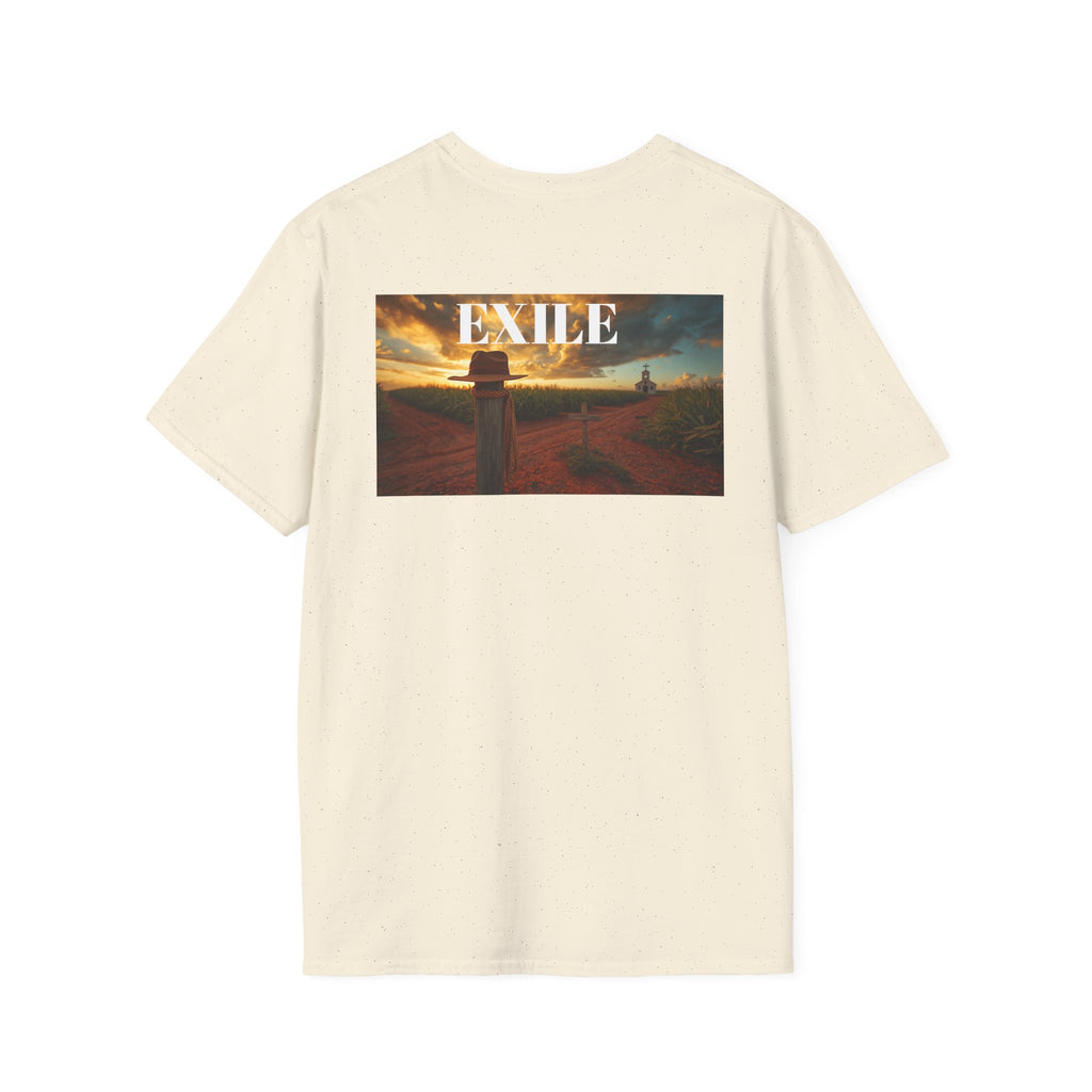 EXILE Scenic Graphic T‑Shirt — Vintage Sunset Road Print