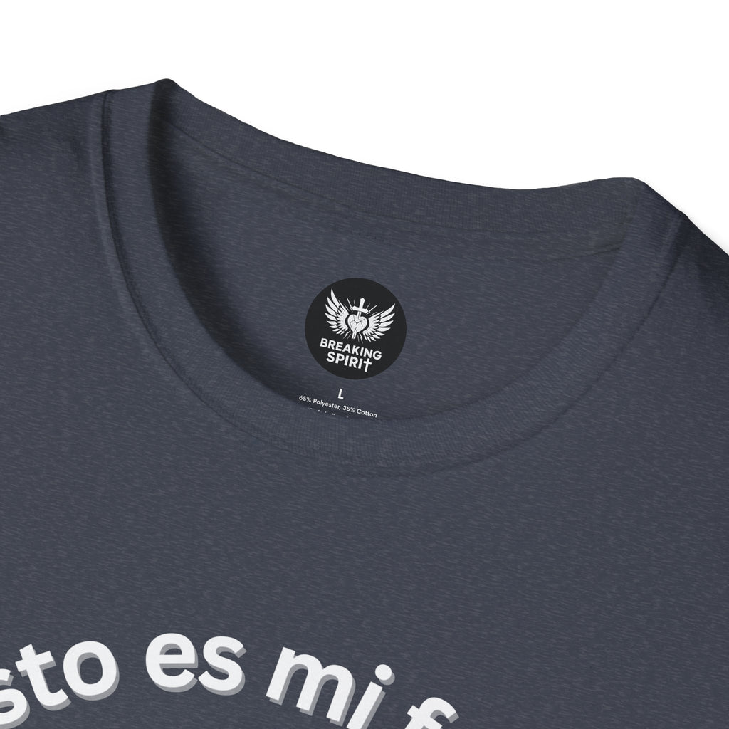 Camiseta cristiana de fuerza — Camiseta de entrenamiento de fe "Cristo es mi fuerza"
