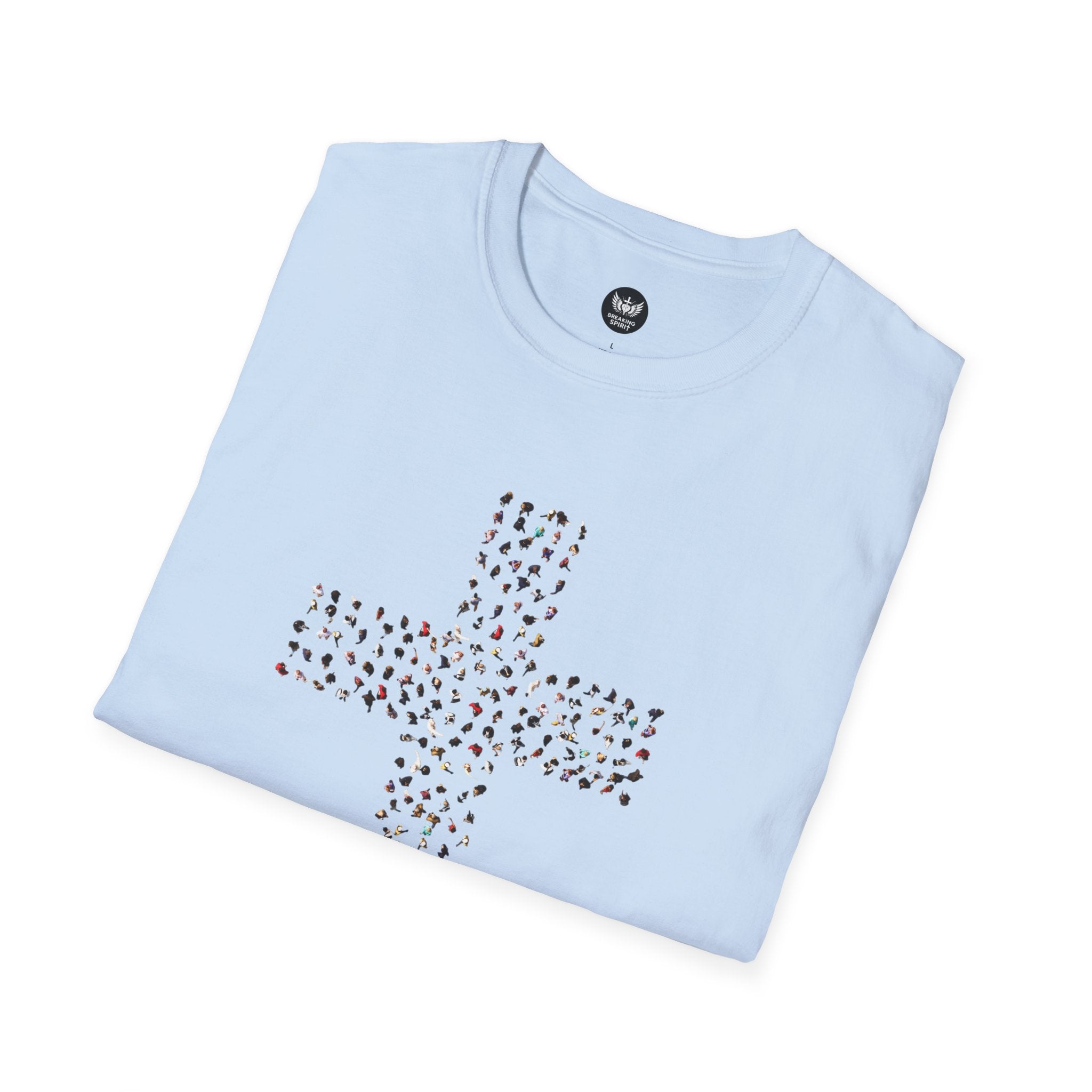 Camiseta Cruzada con Estampado de Leopardo