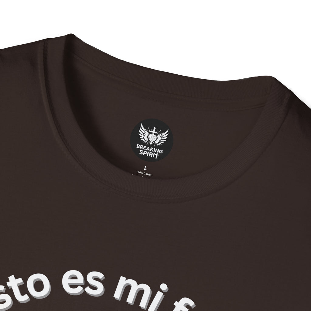 Camiseta cristiana de fuerza — Camiseta de entrenamiento de fe "Cristo es mi fuerza"