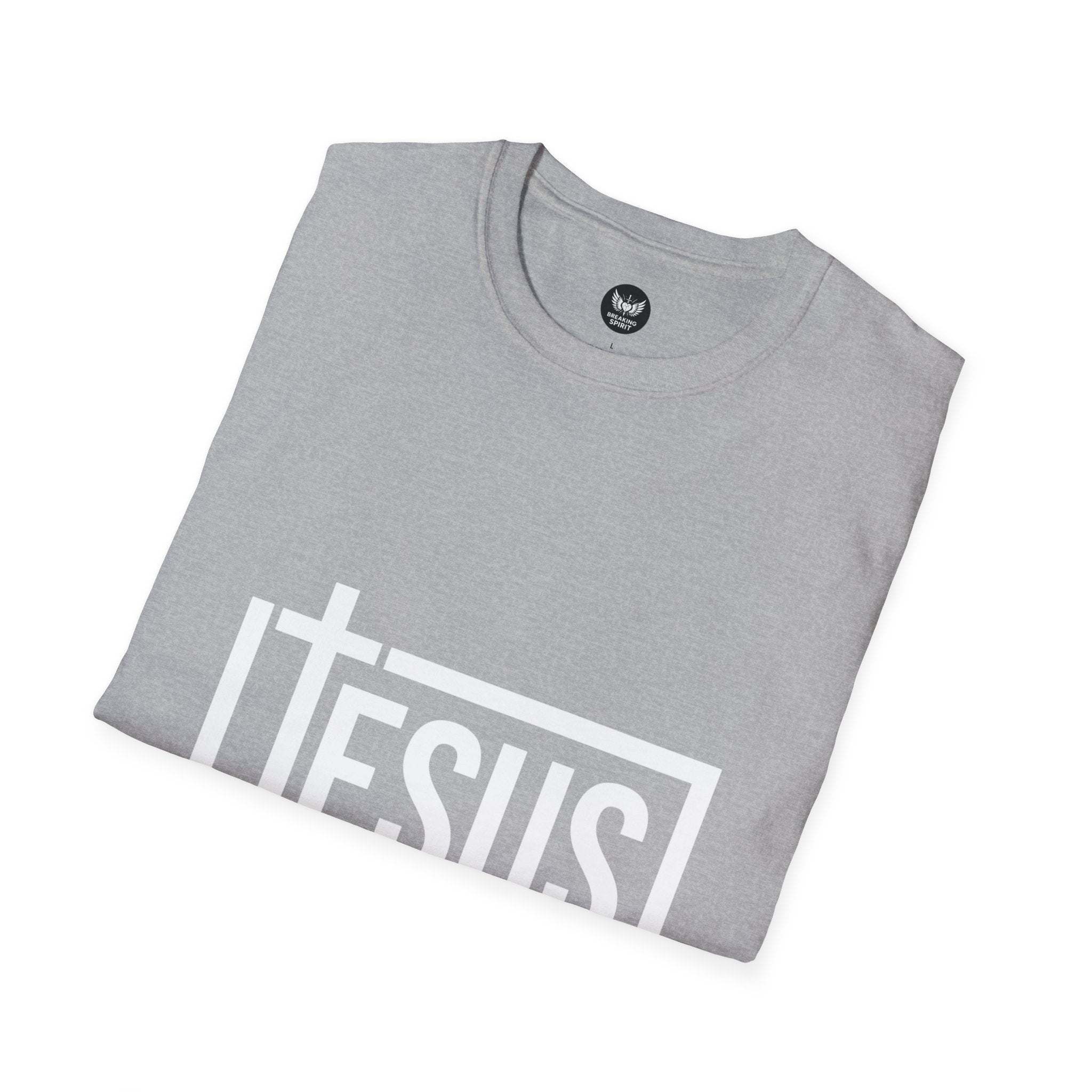 Camiseta de la Cruz de Jesús — Camiseta Gráfica de Fe Audaz