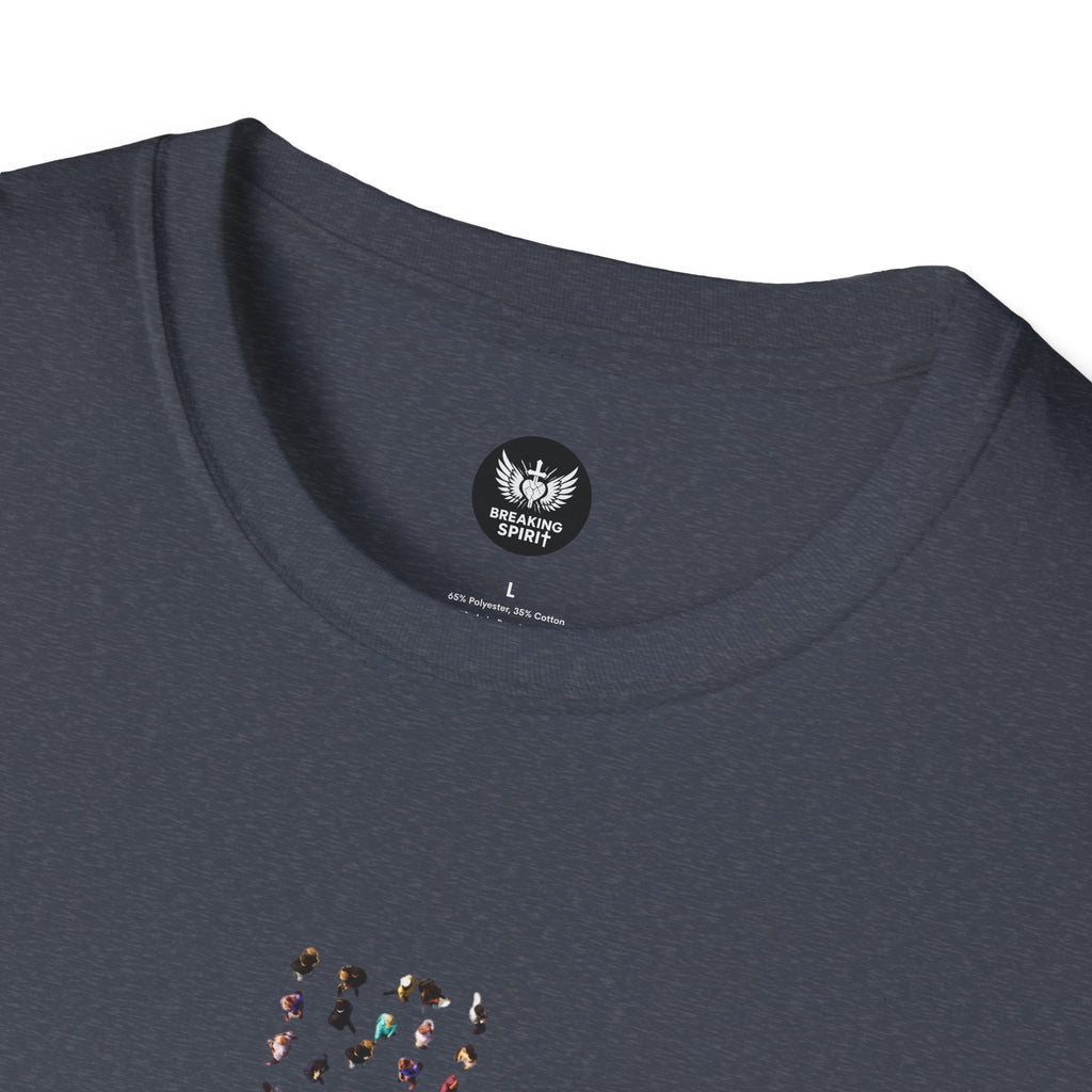 Camiseta Cruzada con Estampado de Leopardo