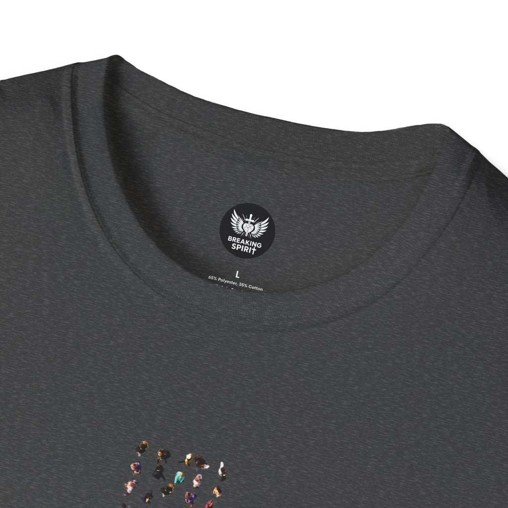 Camiseta Cruzada con Estampado de Leopardo