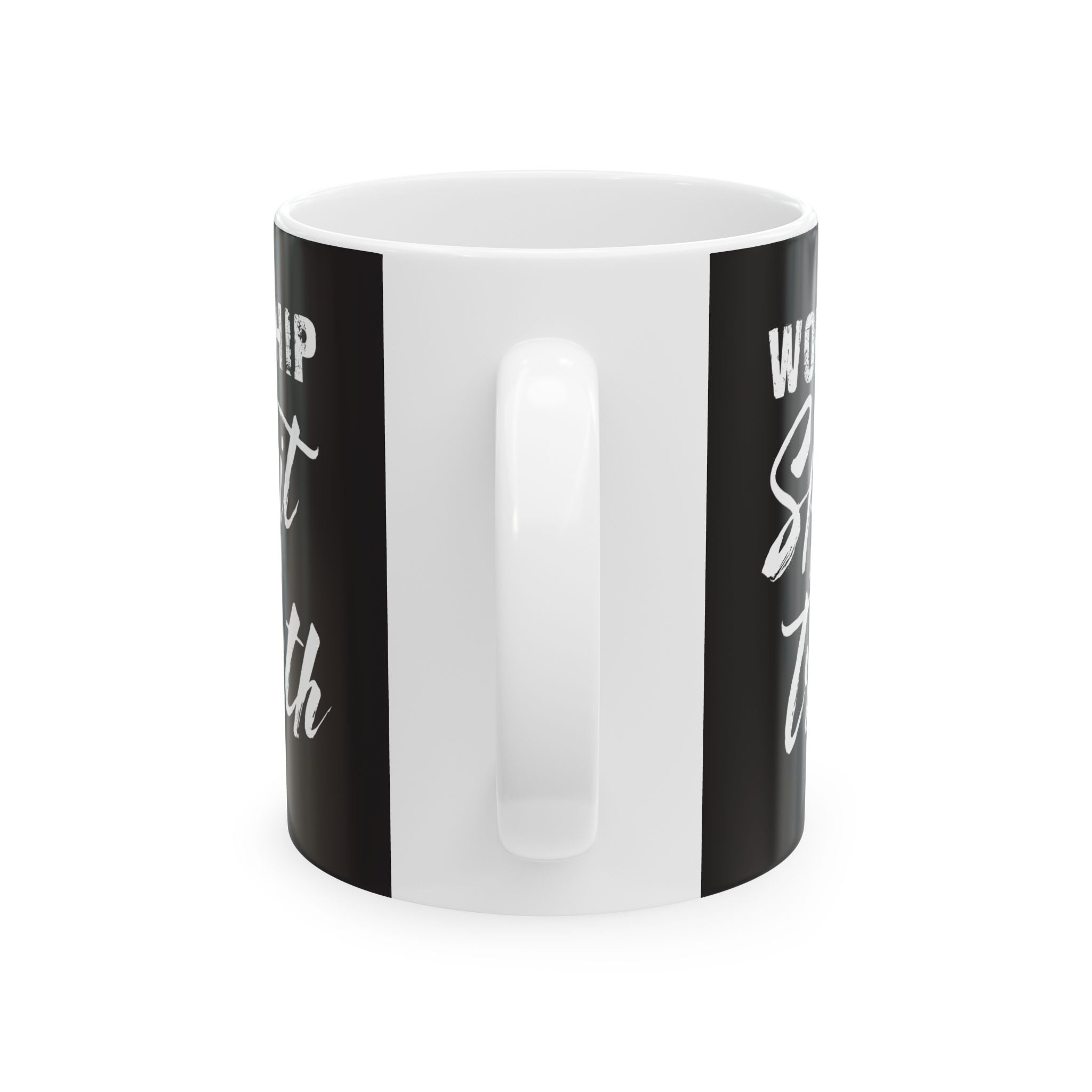Worship Servant Mug — Inspirational Church Coffee Cup (11oz/15oz)