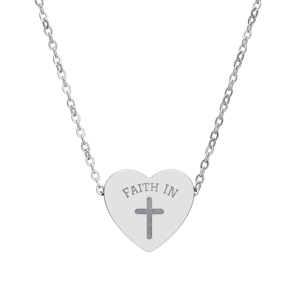 Heart Necklace (Engraving)