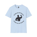 Camiseta Cristo Es Mi Fuerza — Camiseta cristiana en español con silueta de hombre fuerte