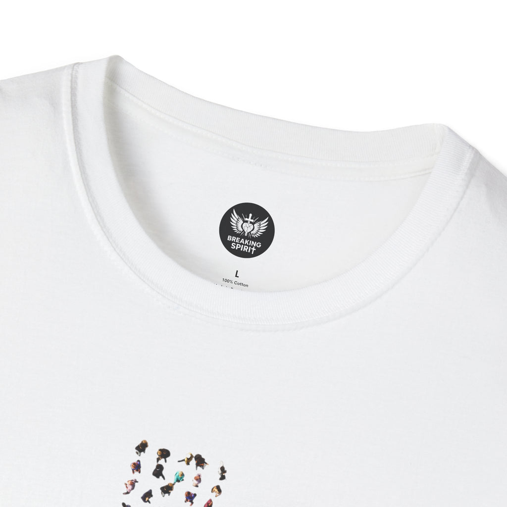 Camiseta Cruzada con Estampado de Leopardo