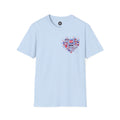 Camiseta gráfica Corazón patriótico