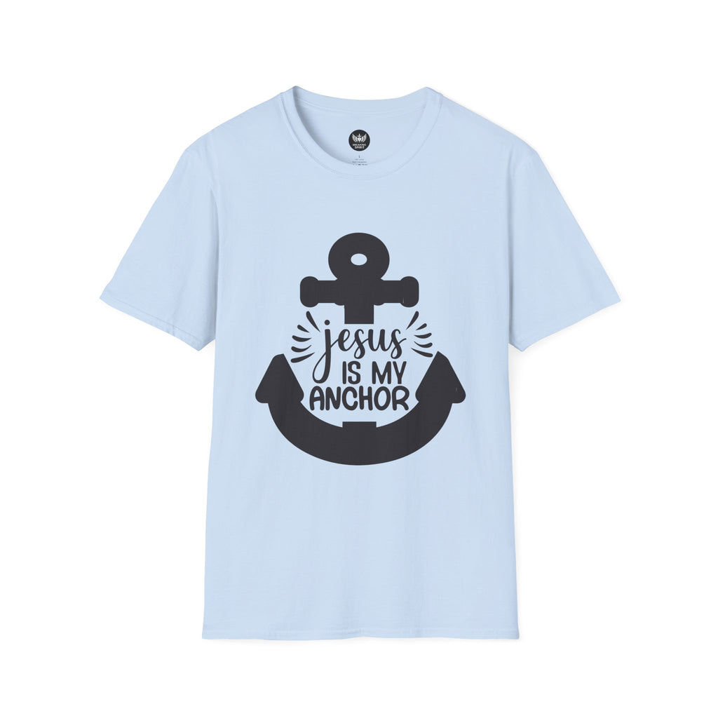 Jesus Is My Anchor T-Shirt — Christian Faith Anchor Tee