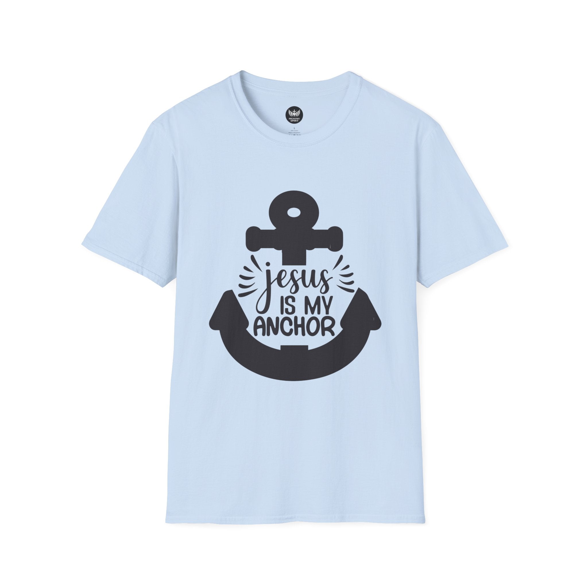 Jesus Is My Anchor T-Shirt — Christian Faith Anchor Tee