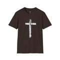 Christian Cross T-Shirt — Minimal Grunge Faith Tee
