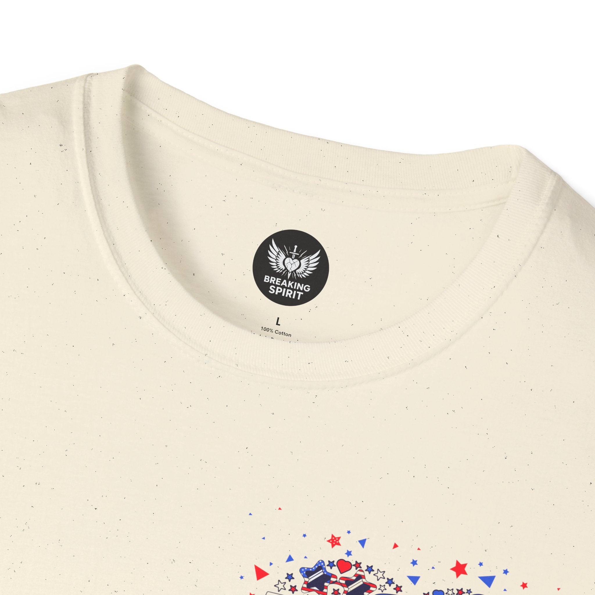 Camiseta gráfica Corazón patriótico