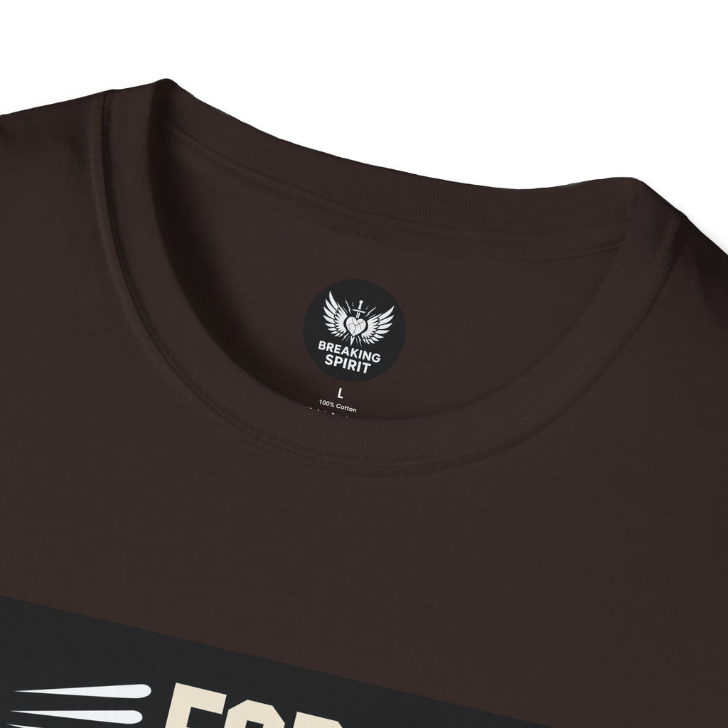Camiseta de fe — Camiseta gráfica cristiana "Porque por fe andamos, no por vista"