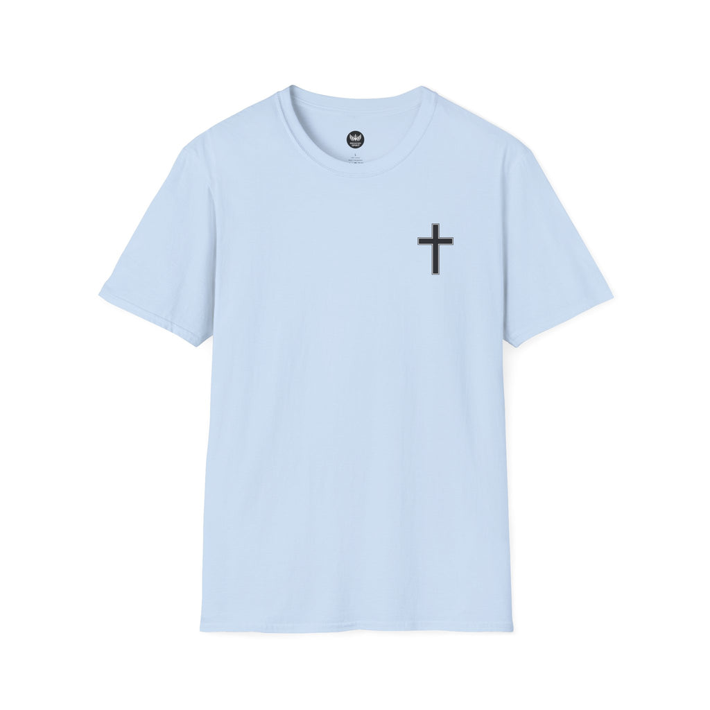 Christian T-Shirt — "Just God" Cross Faith Tee