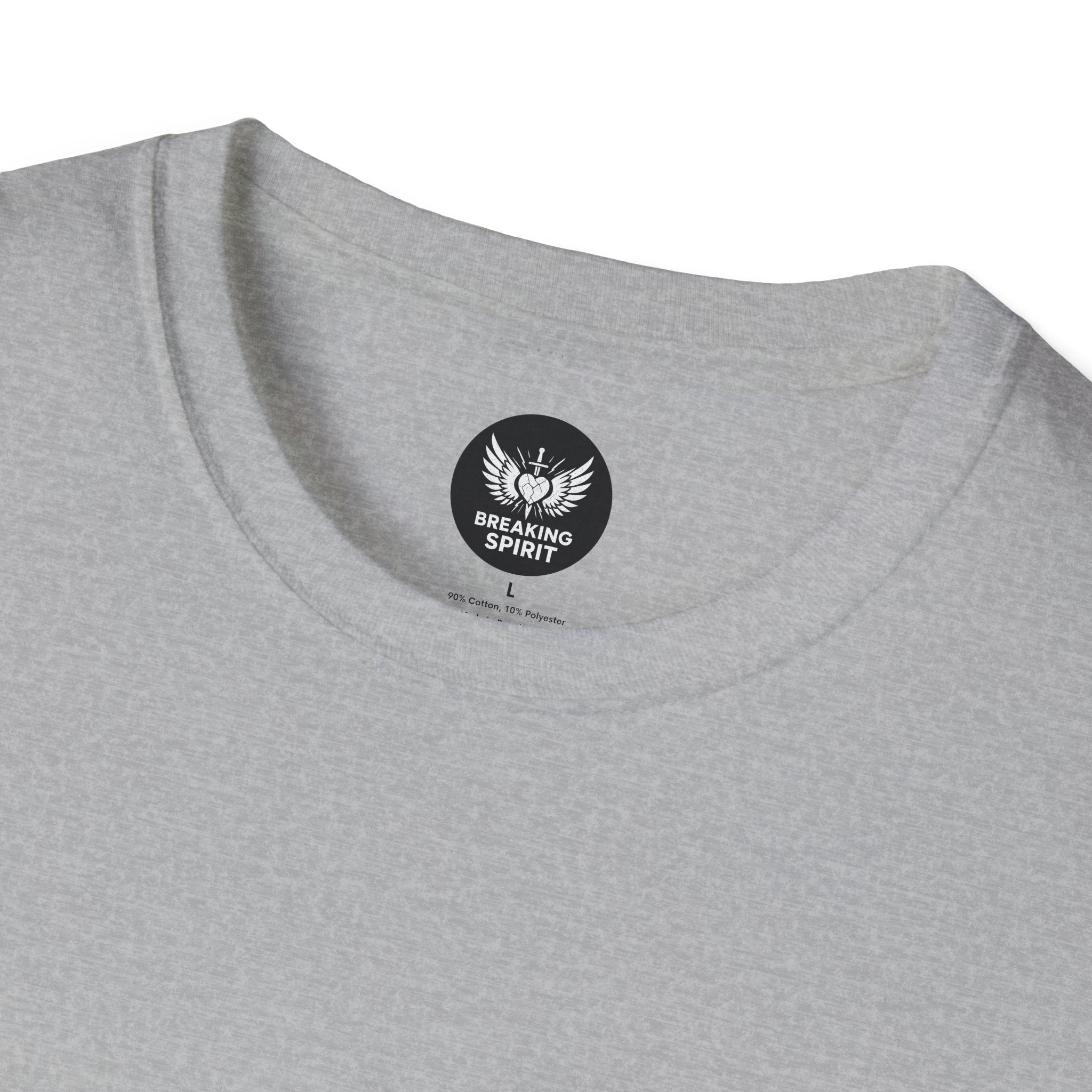 Be Grace script logo T-Shirt | inspirational typography, black white design