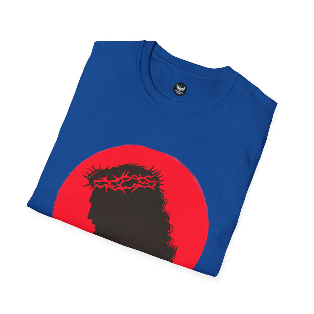 Camiseta Silueta de Jesús - Camiseta Cristiana Corona de Espinas